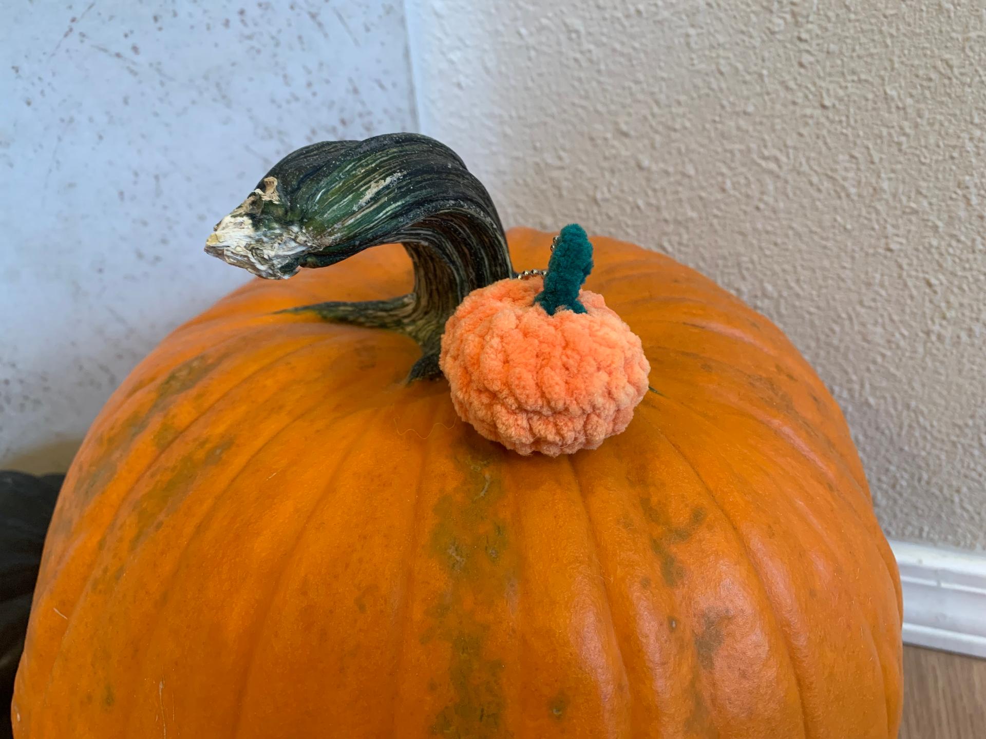 Pumpkin keychain thumbnail 2