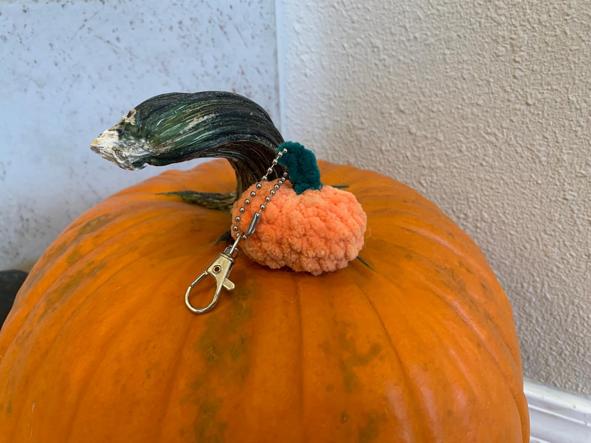 Pumpkin keychain