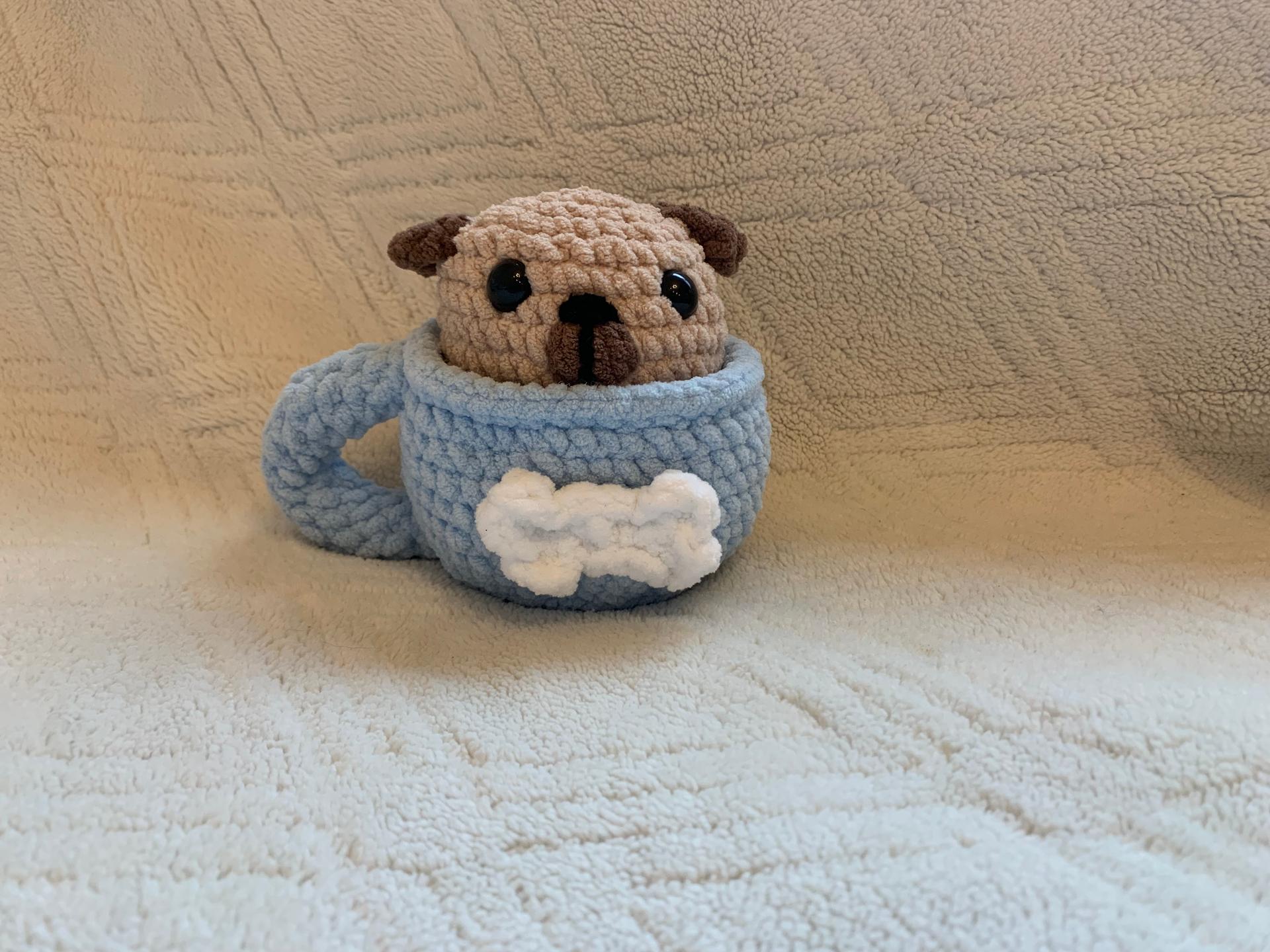Pug in a mug