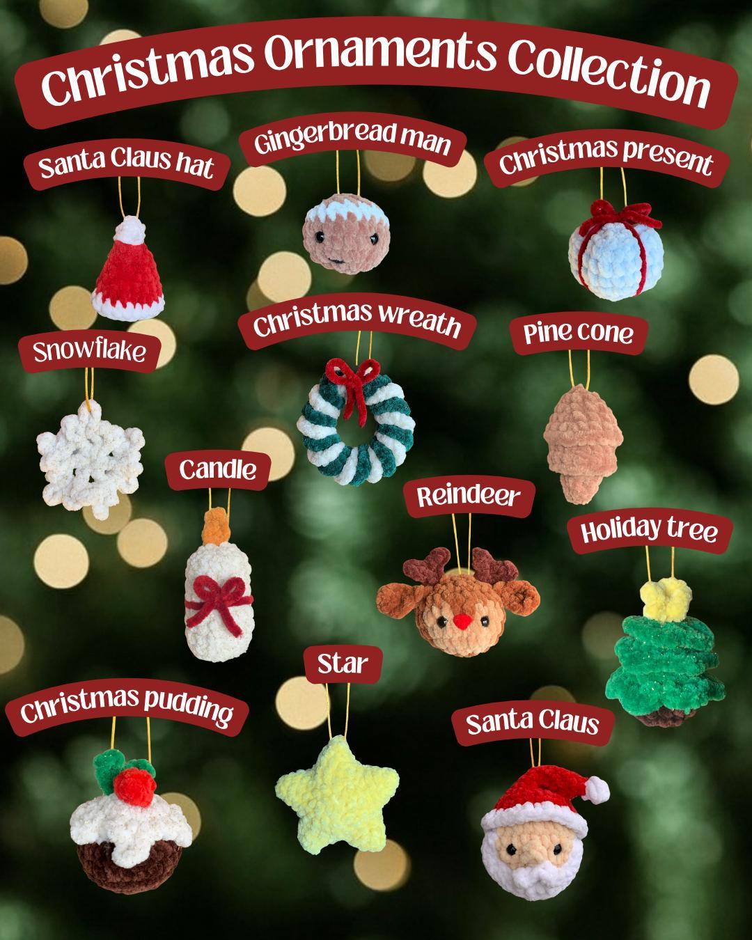 Christmas Ornaments Collection Bundle PDF Crochet Pattern Amigurumi | Easy Crochet for Beginners | Decorations thumbnail 3
