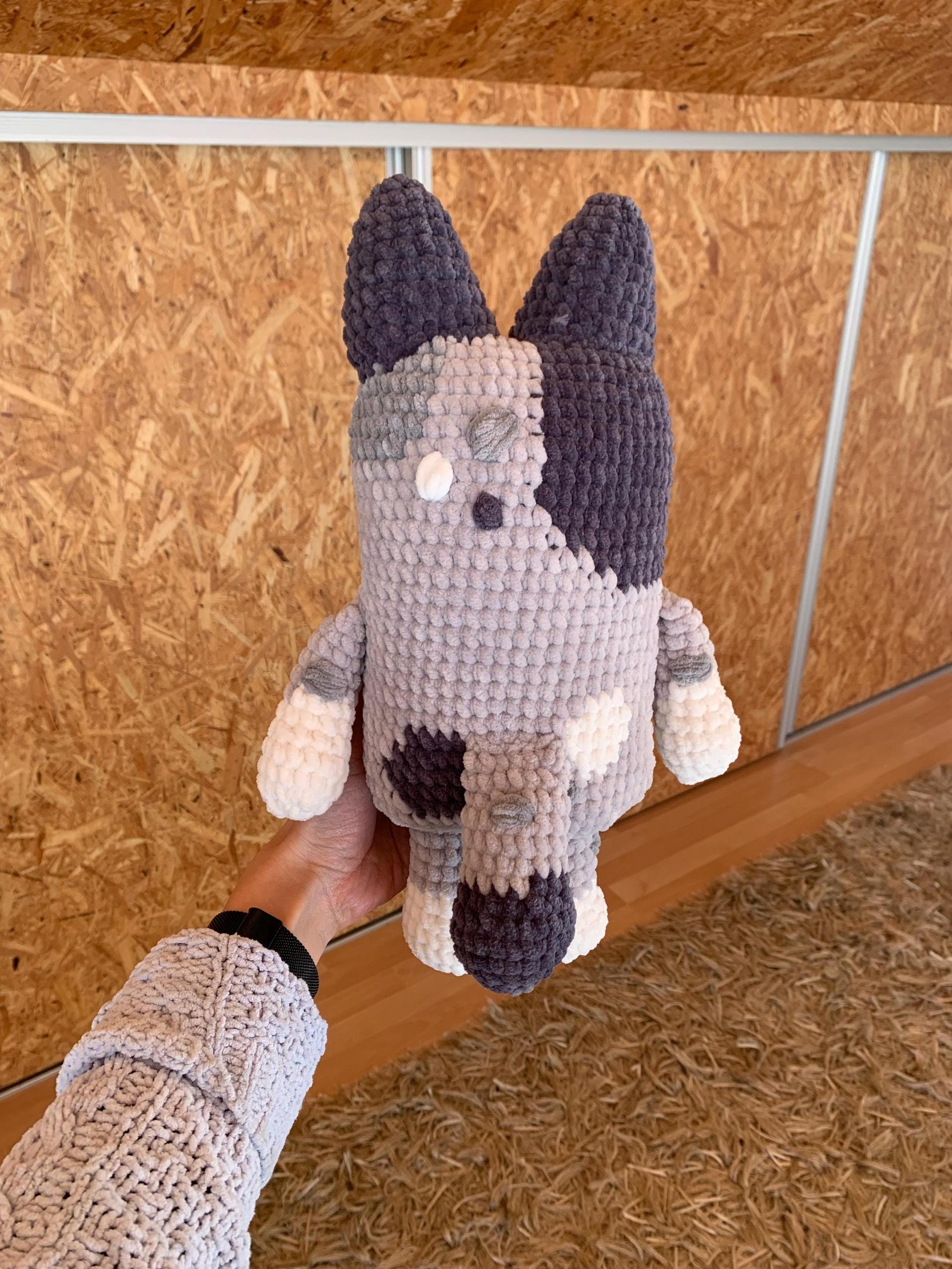 White Heeler PDF crochet pattern amigurumi plushie dog thumbnail 4