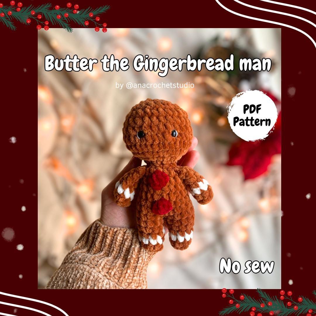 Winter Friends Crochet Pattern: Polar Bear, Snowman, Gingerbread Man (No Sew PDF) thumbnail 4