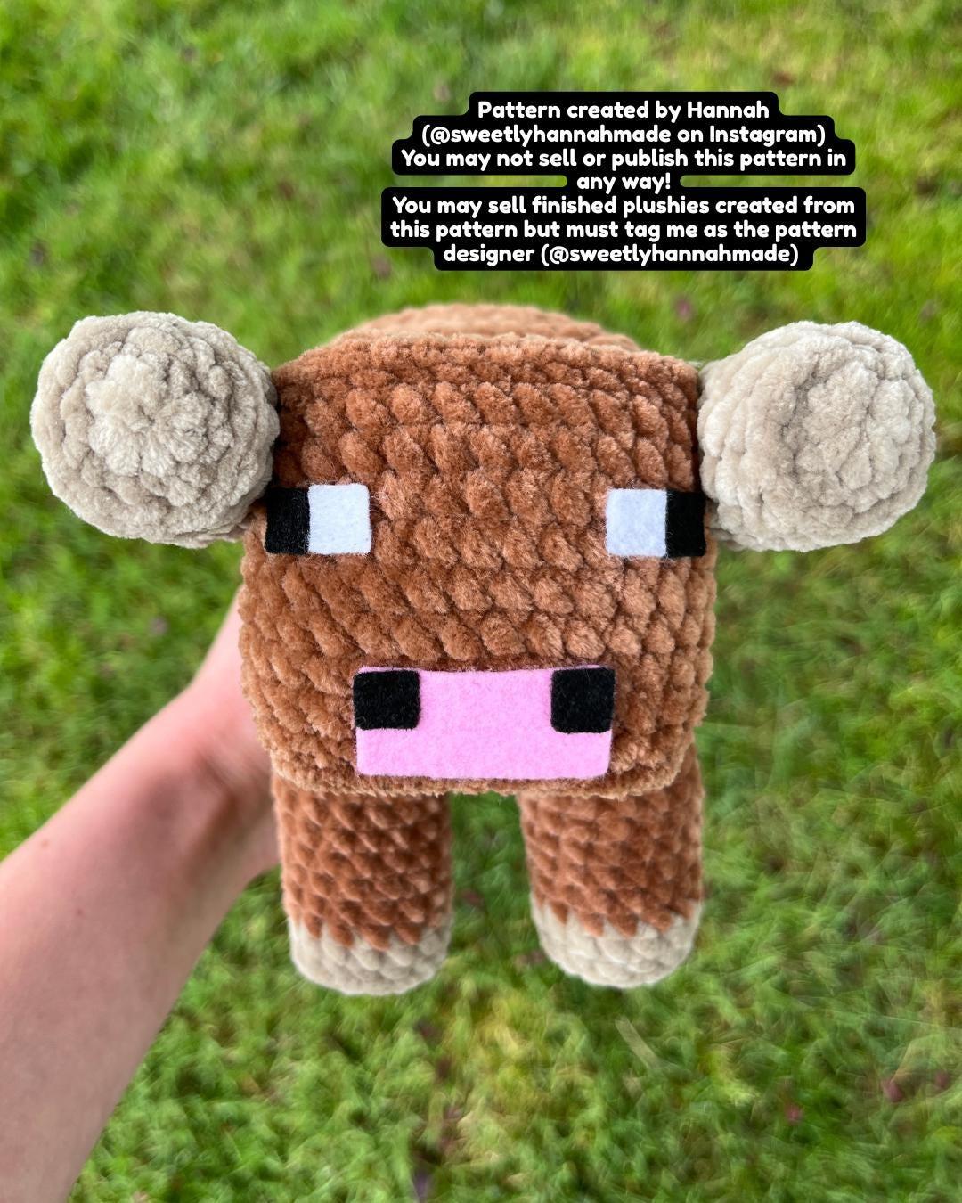 Minecraft-Inspired Highland Cow Crochet Pattern: Amigurumi (PDF Pattern) thumbnail 3