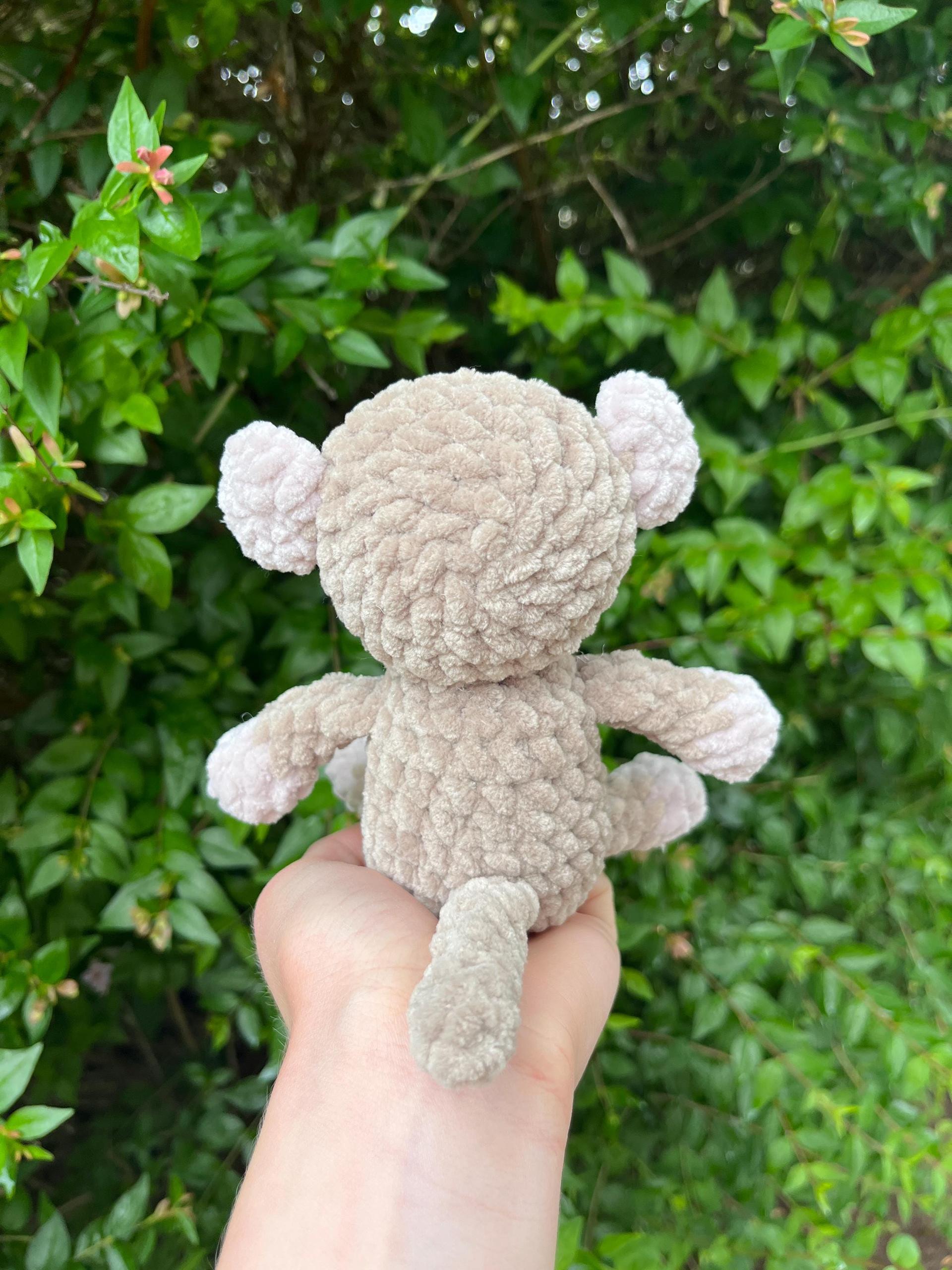 Monkey on a Swing Crochet Pattern LOW SEW Beginner Friendly Amigurumi Monkey Stuffed Animal thumbnail 6