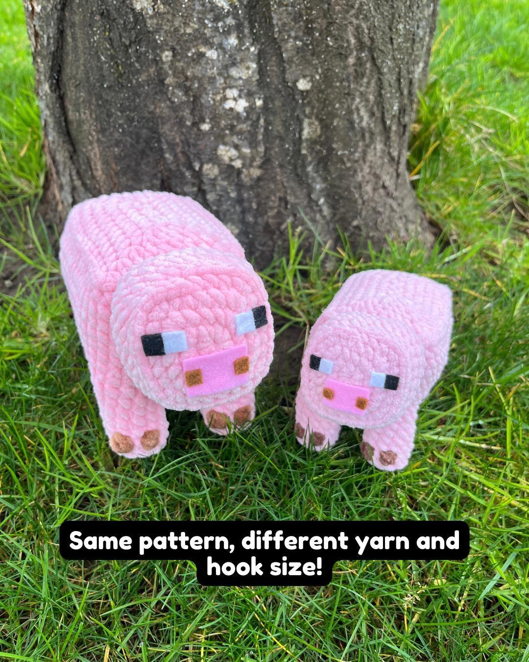 Low-Sew Minecraft-Inspired Pig Crochet Pattern: Amigurumi (PDF Pattern) thumbnail 3