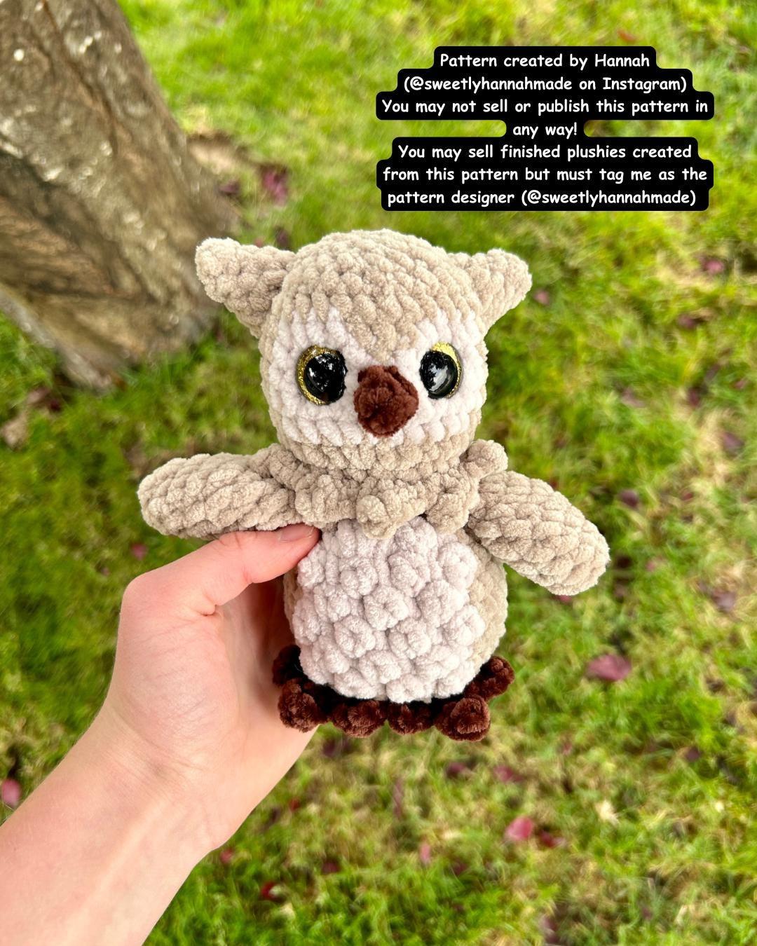 Low-Sew Crochet Owl Pattern thumbnail 2
