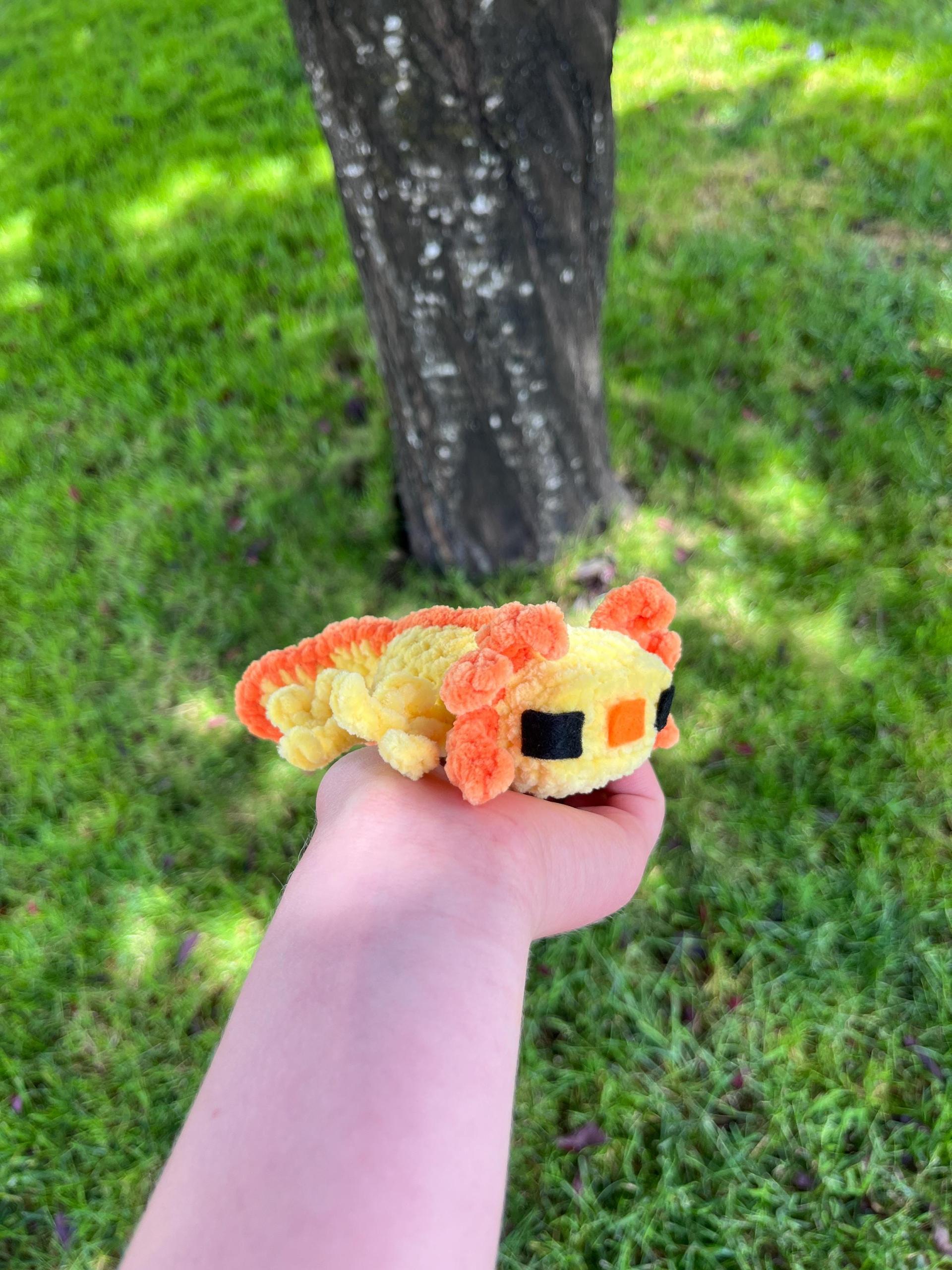 No-Sew Minecraft-Inspired Baby Axolotl Crochet Pattern: Amigurumi (PDF Pattern) thumbnail 7