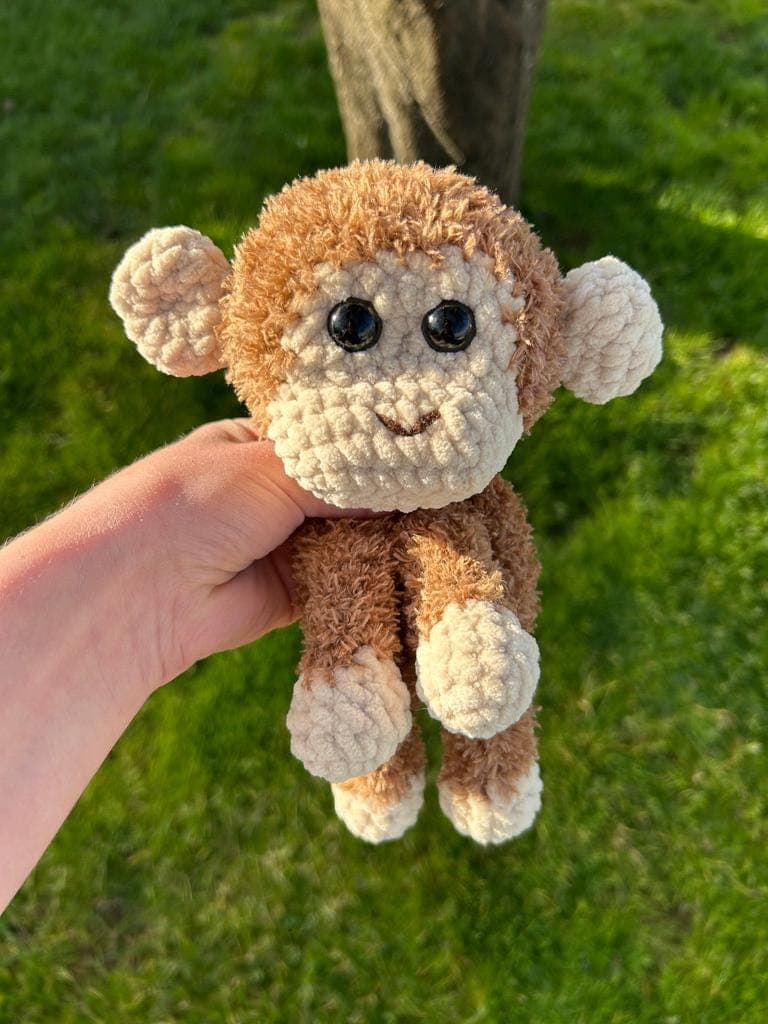 Crochet Monkey Pattern Bundle: Low Sew Amigurumi (PDF Pattern) thumbnail 4
