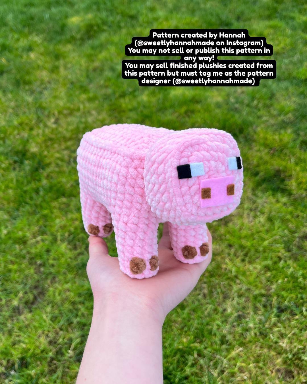Low-Sew Minecraft-Inspired Pig Crochet Pattern: Amigurumi (PDF Pattern) thumbnail 4