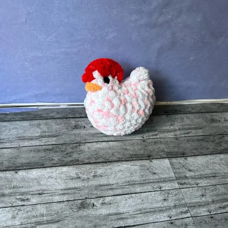 Handmade Crochet Small Chicken Plushie thumbnail 6