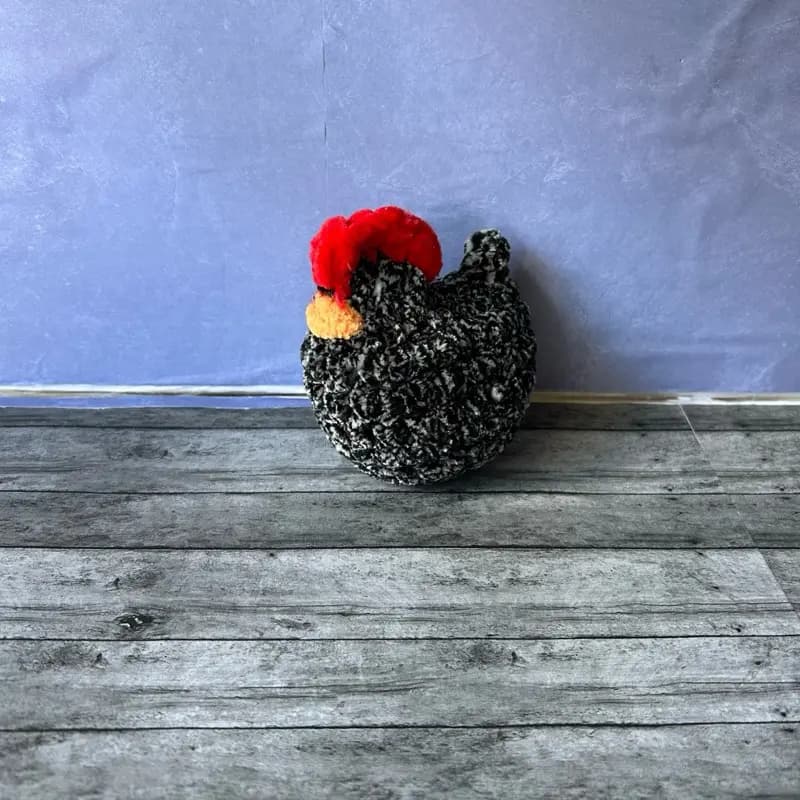 Handmade Crochet Small Chicken Plushie thumbnail 4