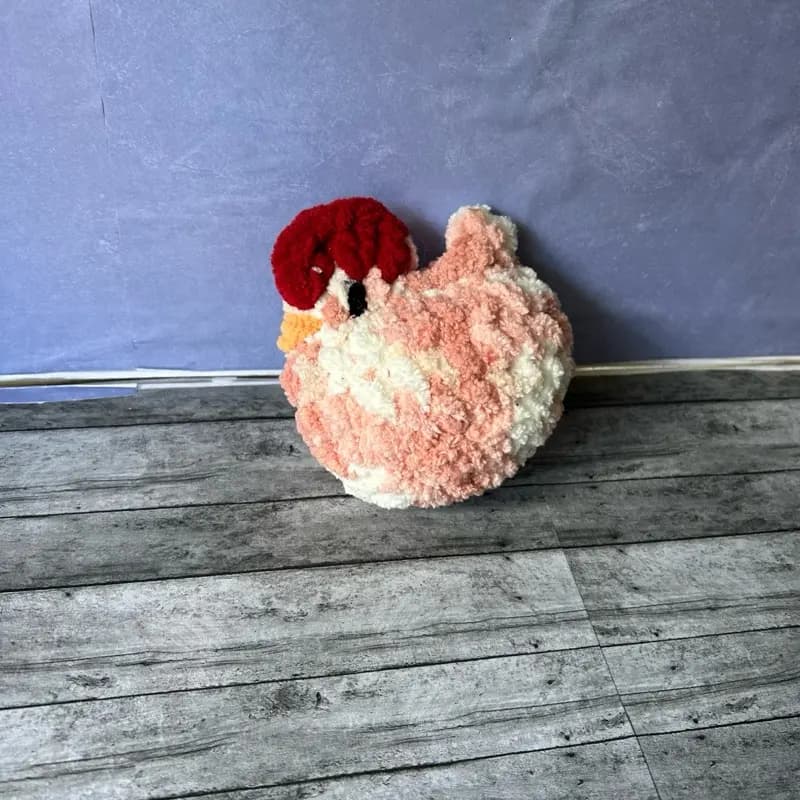 Handmade Crochet Small Chicken Plushie thumbnail 9