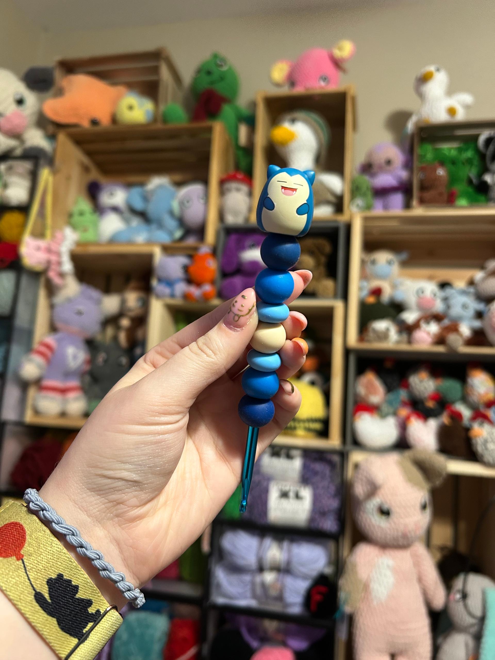 Snorlax crochet hook 5mm