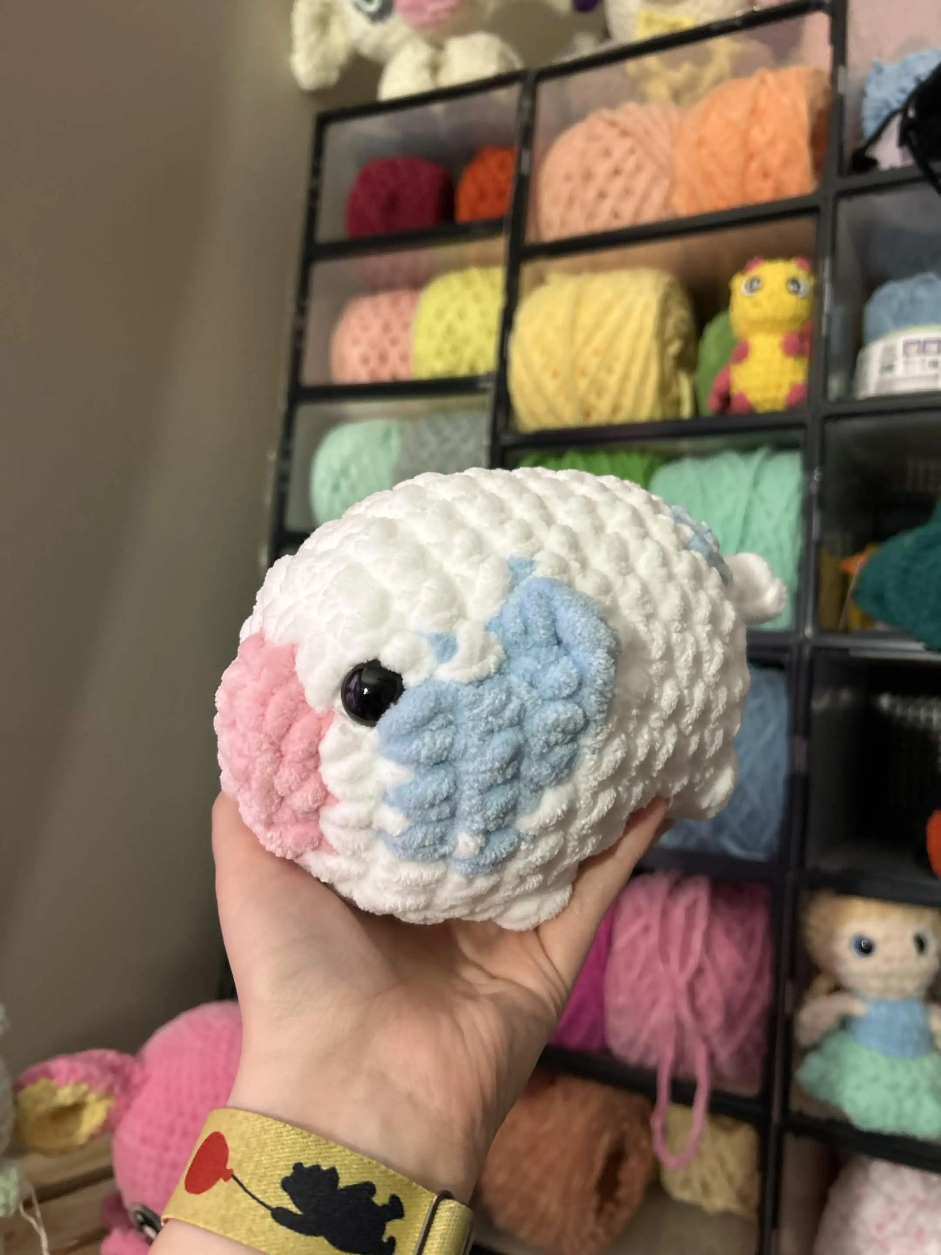 Handmade Crochet Cow Loaf