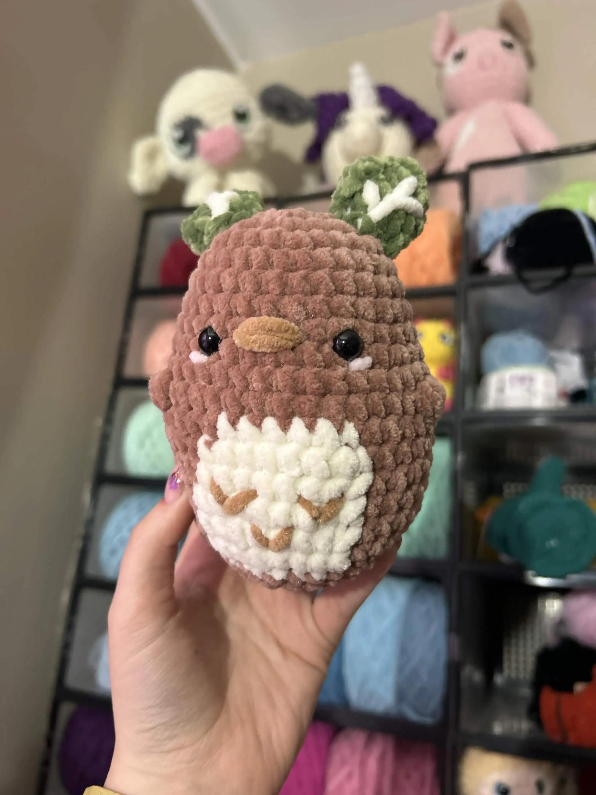 Handmade Crochet Forest Spirit Plushie