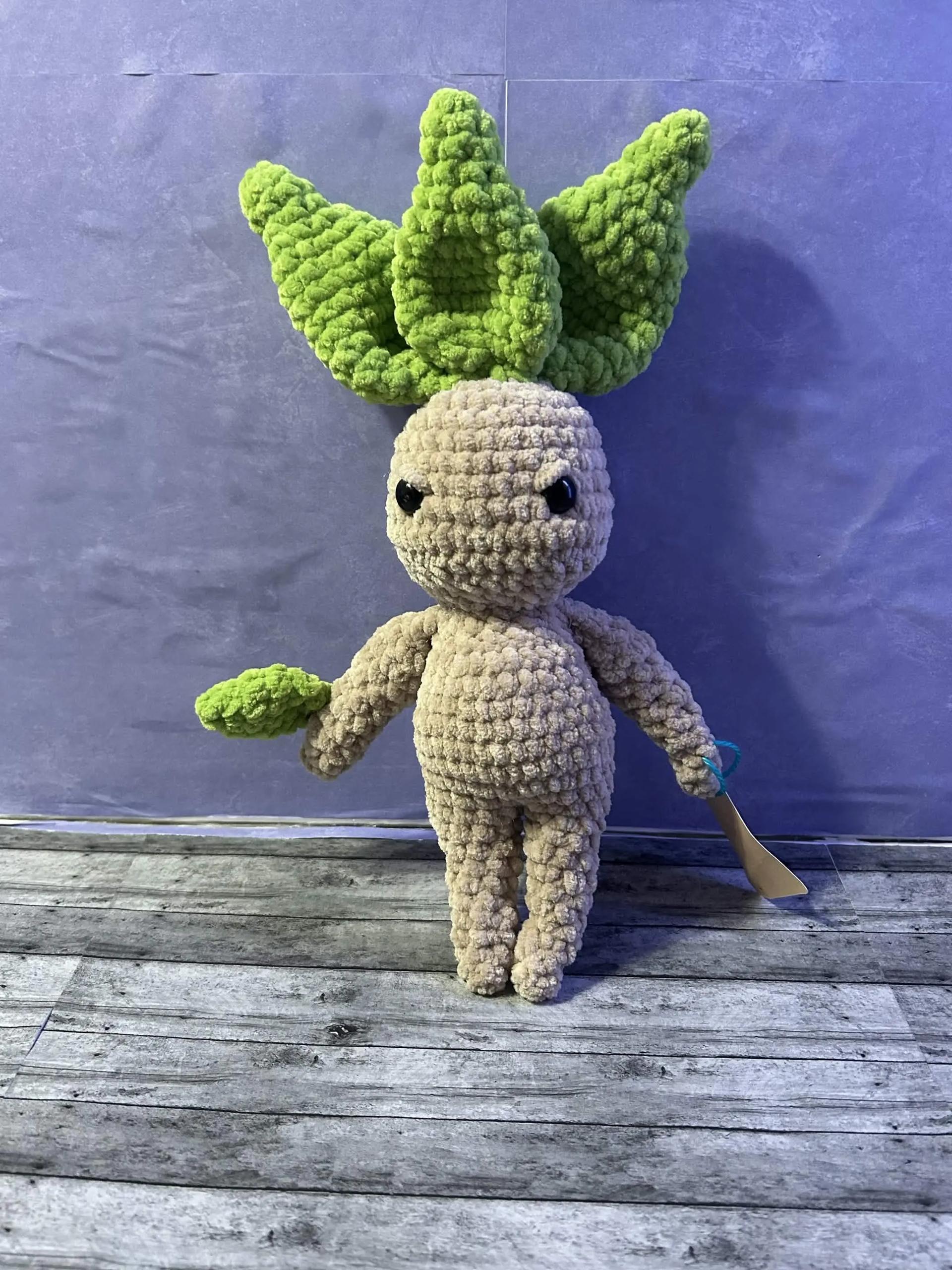 Handmade Crochet Plant Man Plushie