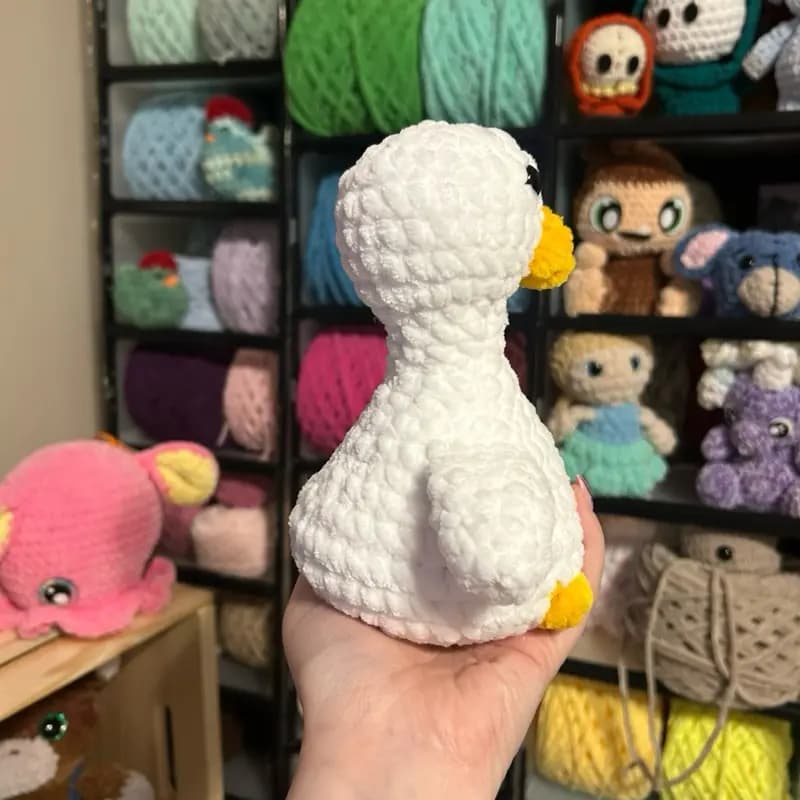 Handmade Crochet Baby Goose Plushie thumbnail 2