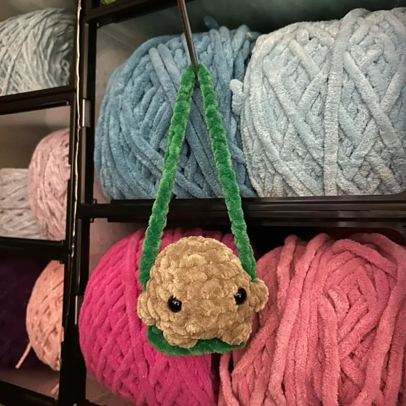 Handmade Crochet Swinging Potato Plushie