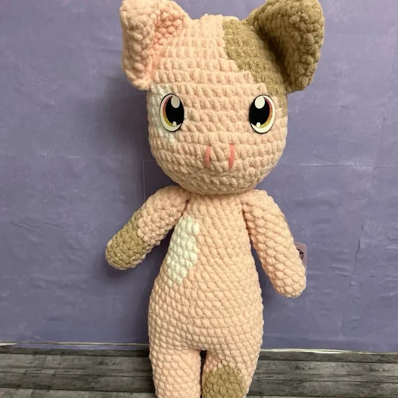 Handmade Crochet Pig Plushie