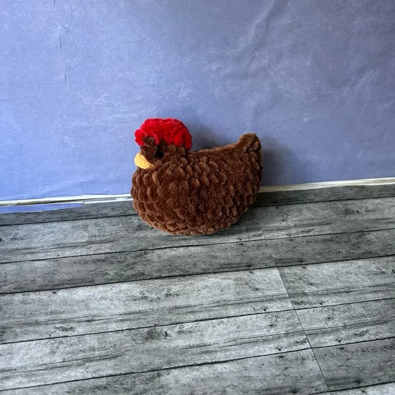 Handmade Crochet Small Chicken Plushie thumbnail 5