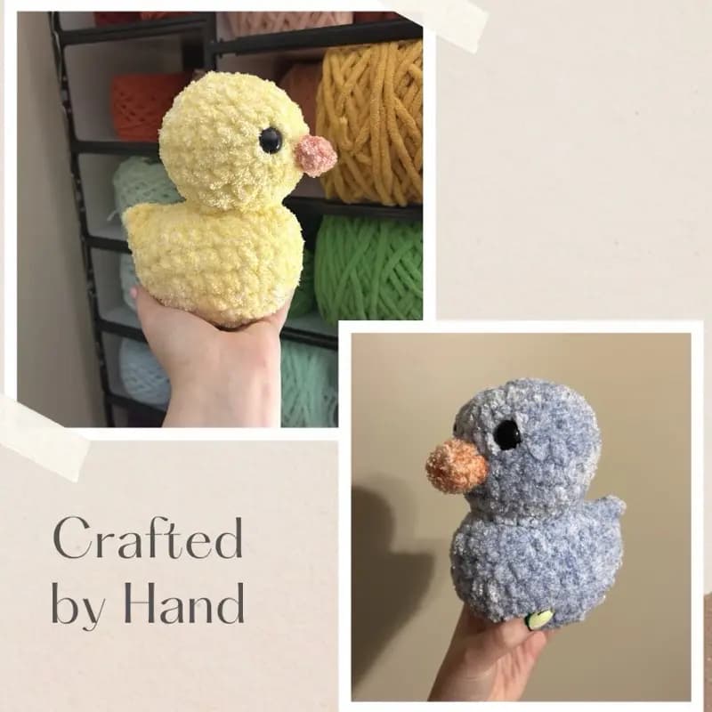 Handmade Crochet Rubber Duck Plushies