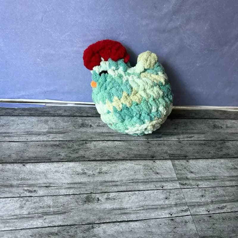 Handmade Crochet Small Chicken Plushie thumbnail 3