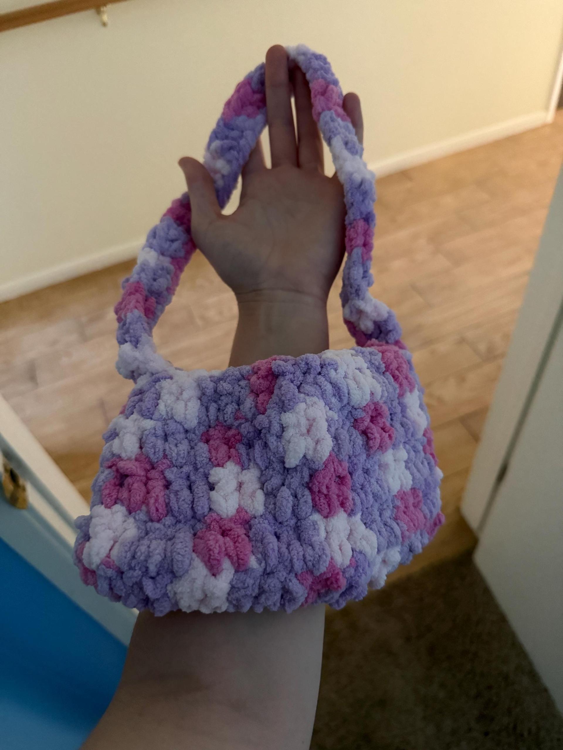 Crochet Handbag Handmade Yarn Purse
