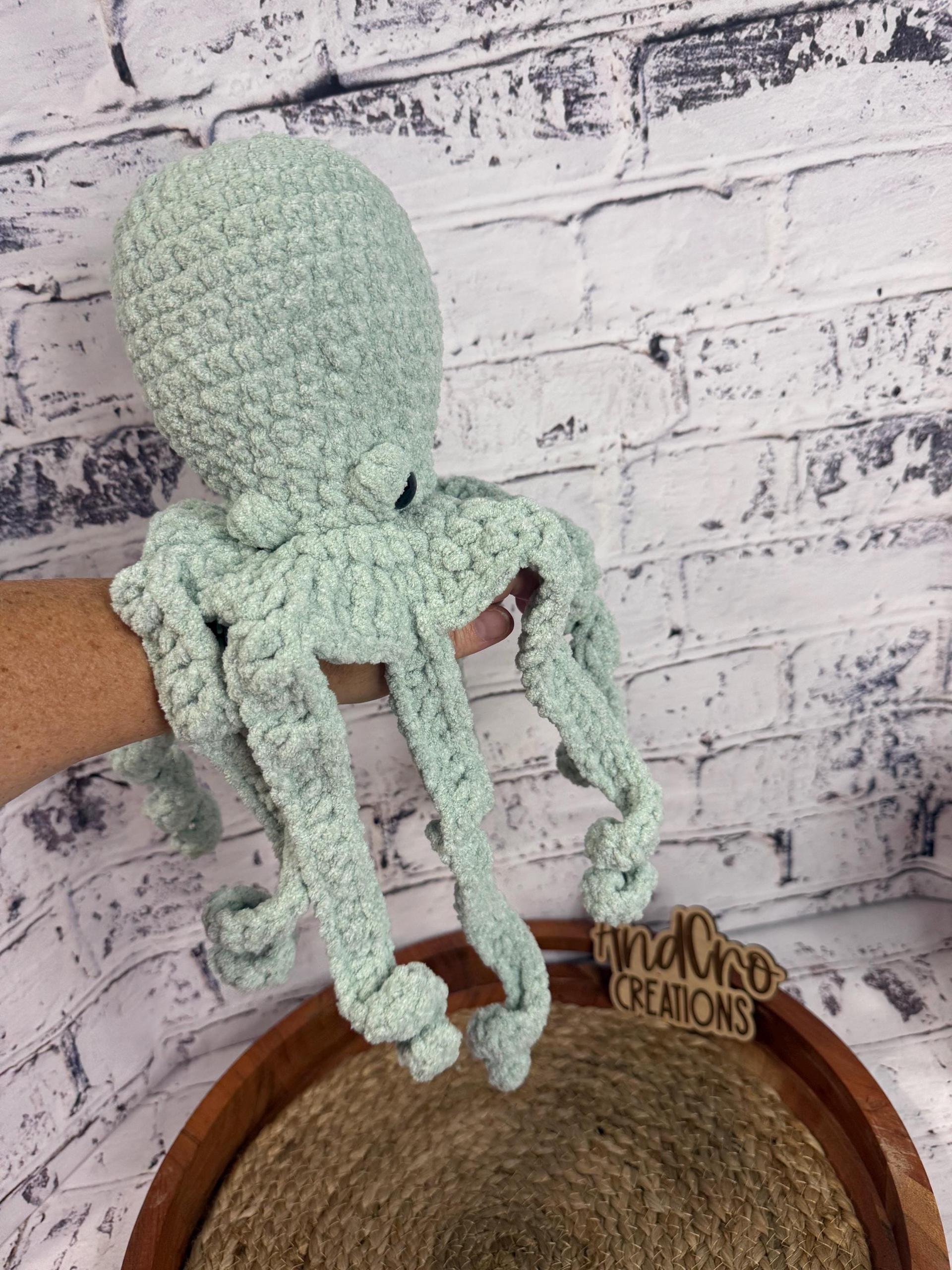 Octopus | Amigurumi | Crochet | Unique Gifts | Stuffed Animal | Snuggle | Lovey | Ocean Creature | Octopus | Handmade thumbnail 4