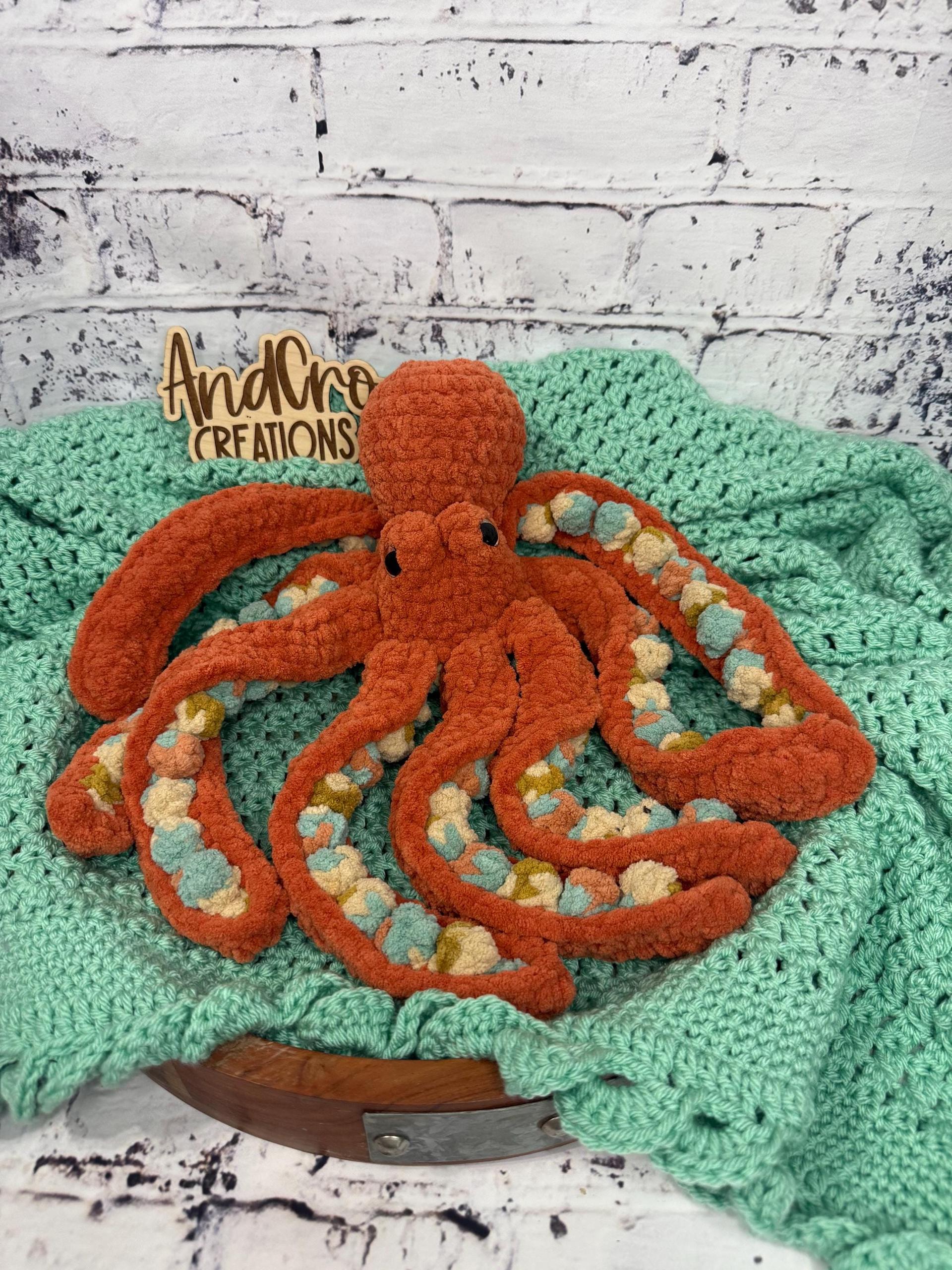 Crocheted Octopus Plushie | Amigurumi Stuffed Animal, Baby Shower Gift