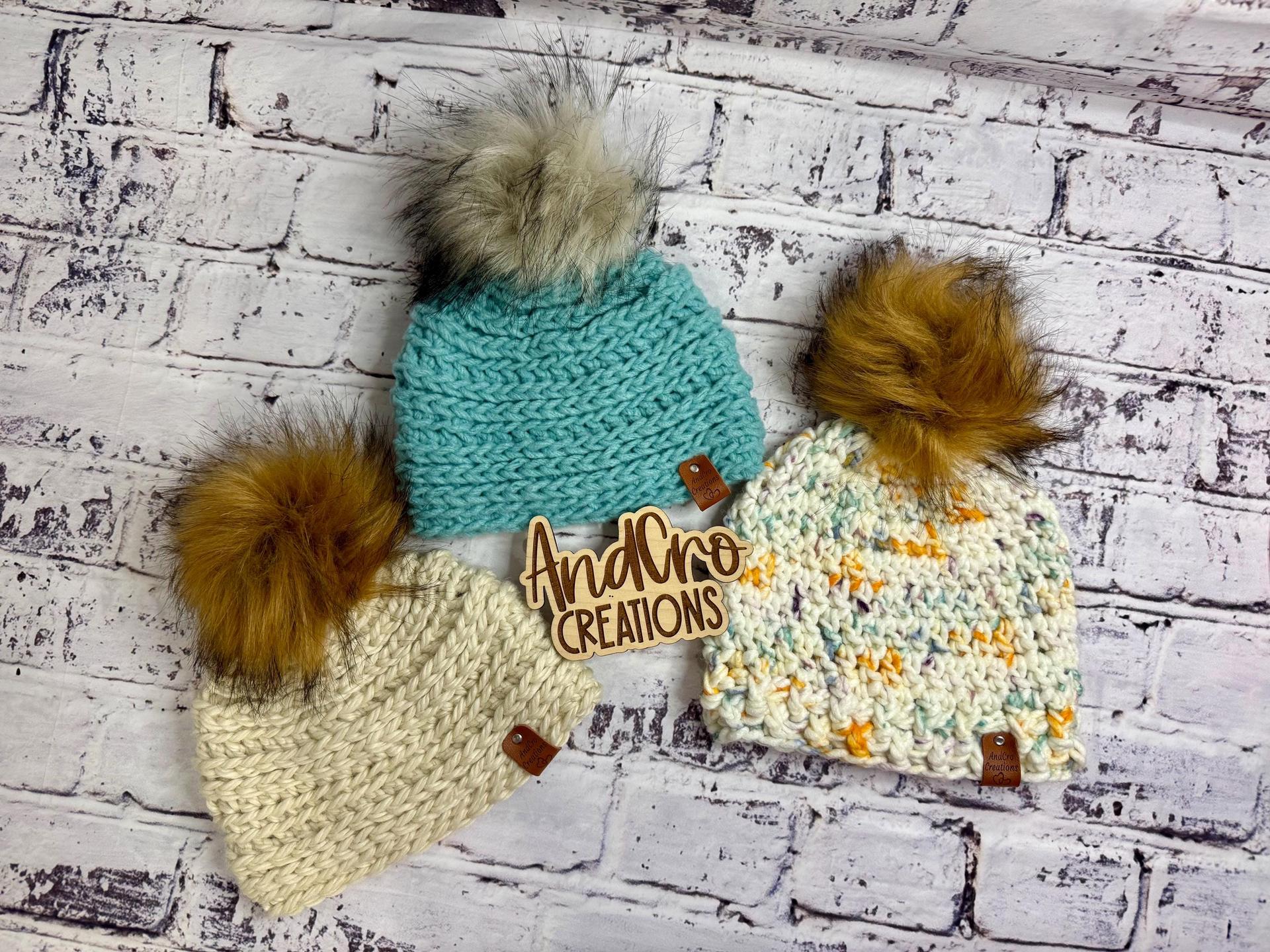 Handmade Crocheted Youth Winter Hat • Beanie • Boggin