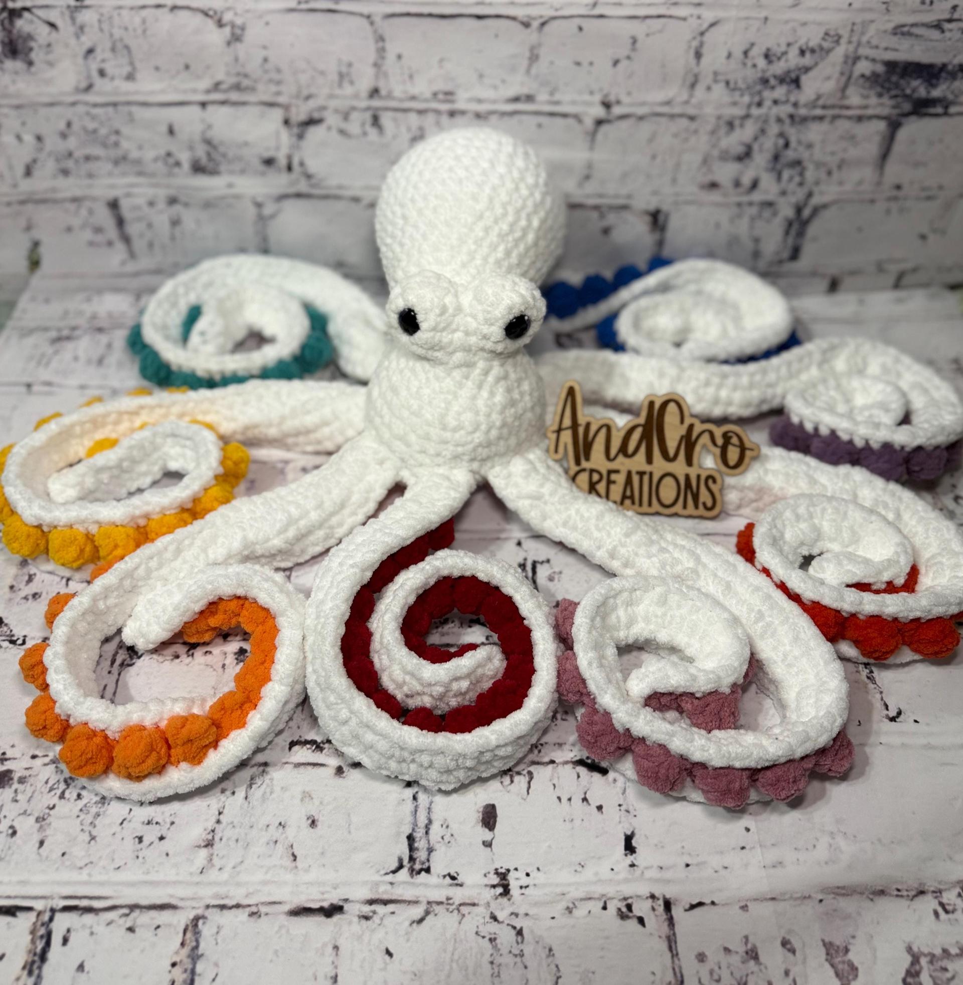 Crochet Octopus Plushie | Handmade Amigurumi Stuffed Animal