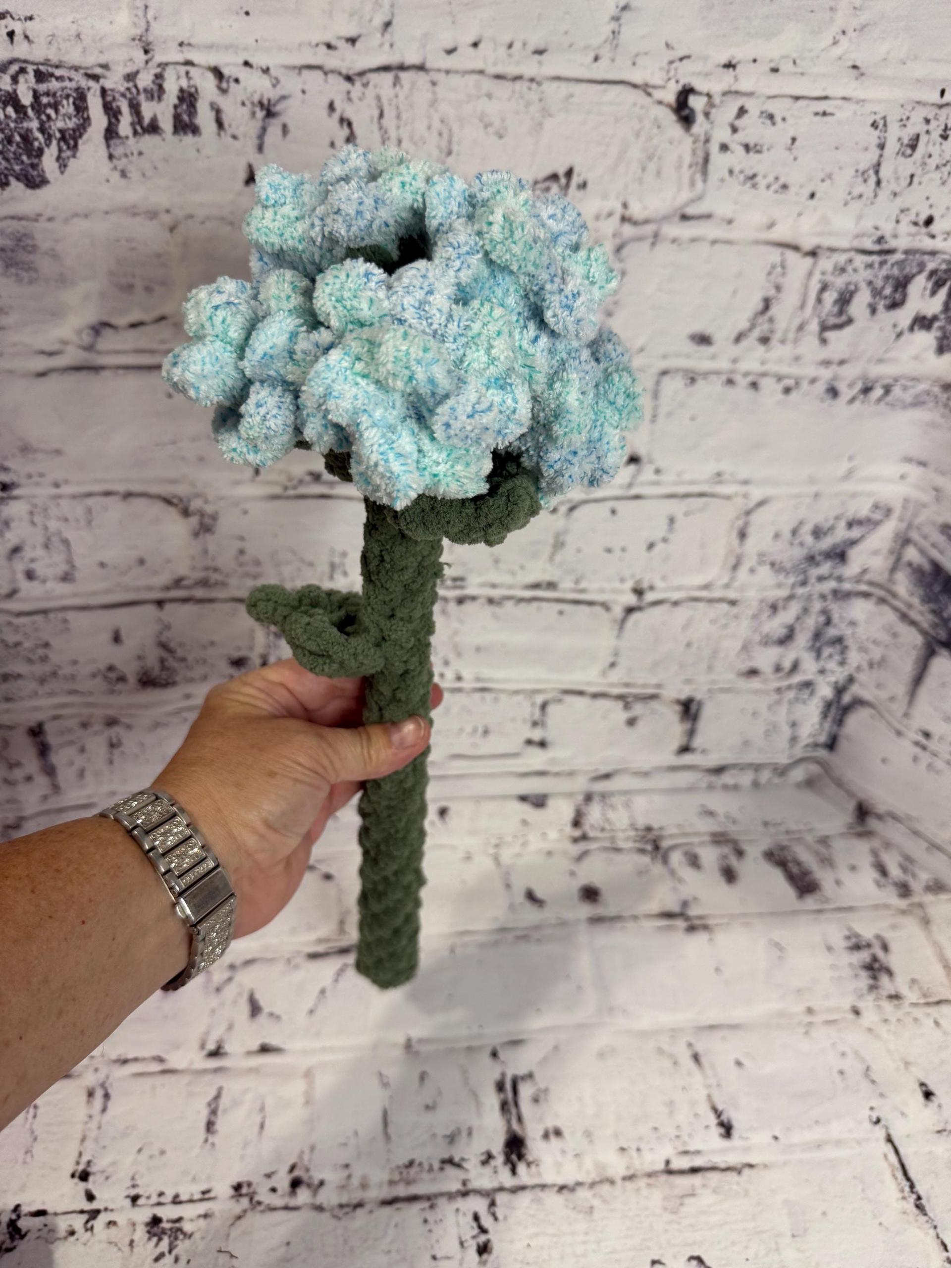 Handmade Crochet Flower – Plush Floral Arrangement – Forever Flowers – Cozy Home Decor – Unique Gift for Her - Bouquet thumbnail 7