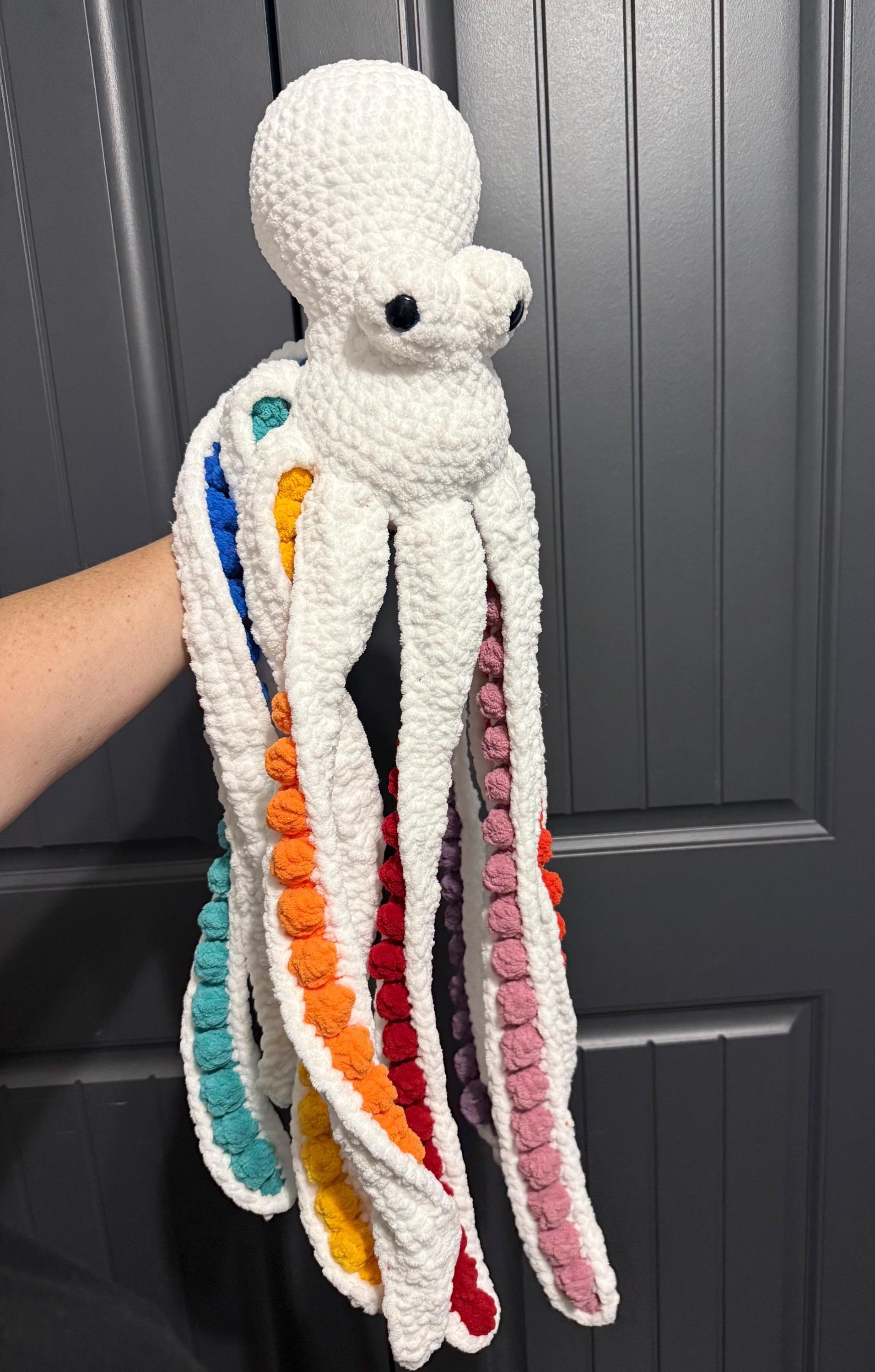 Crochet Octopus Plushie | Handmade Amigurumi Stuffed Animal thumbnail 5