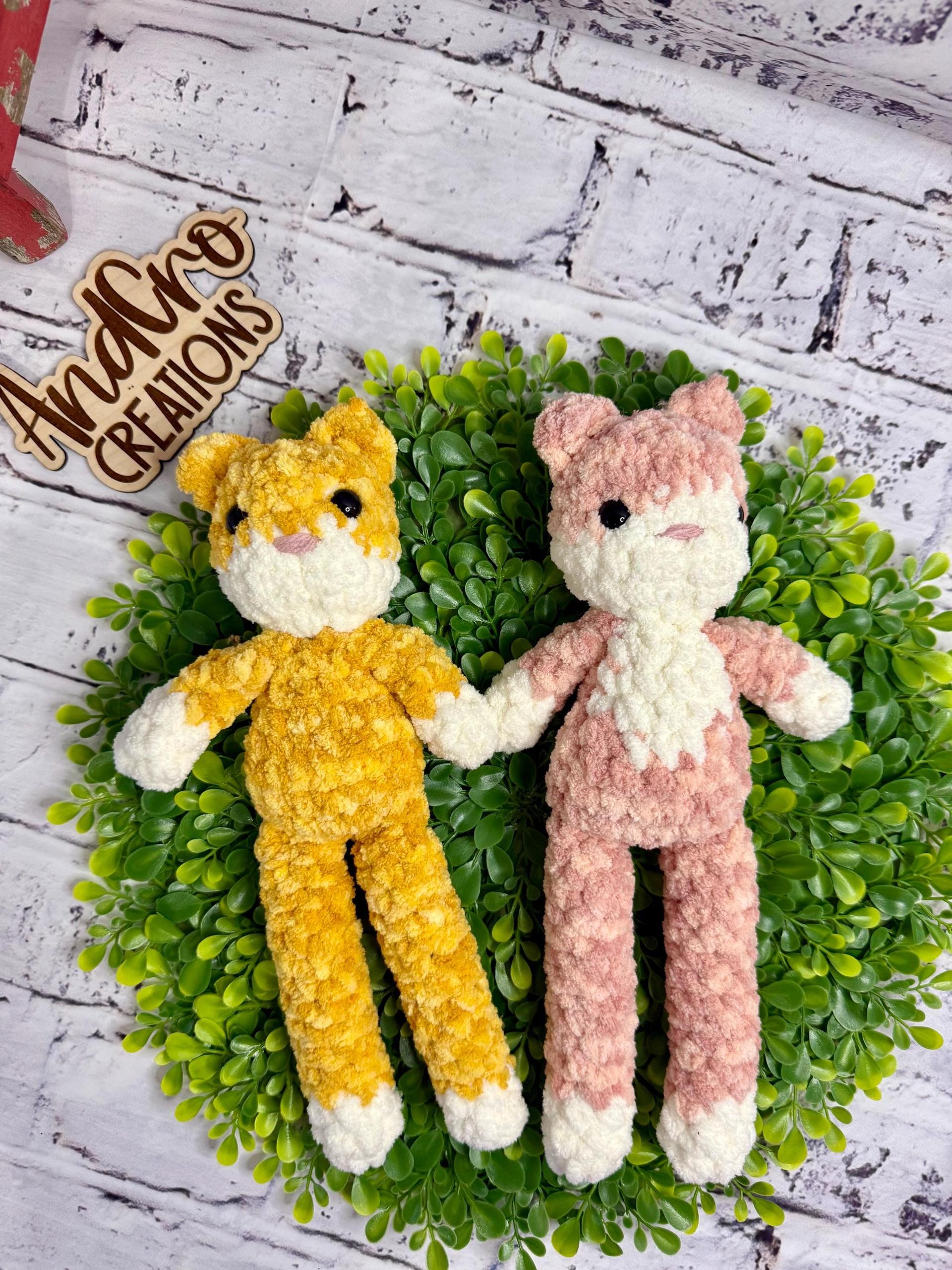 Fable Friend Amigurumi Crochet Plush Toy • Crocheted Cat • Kitten