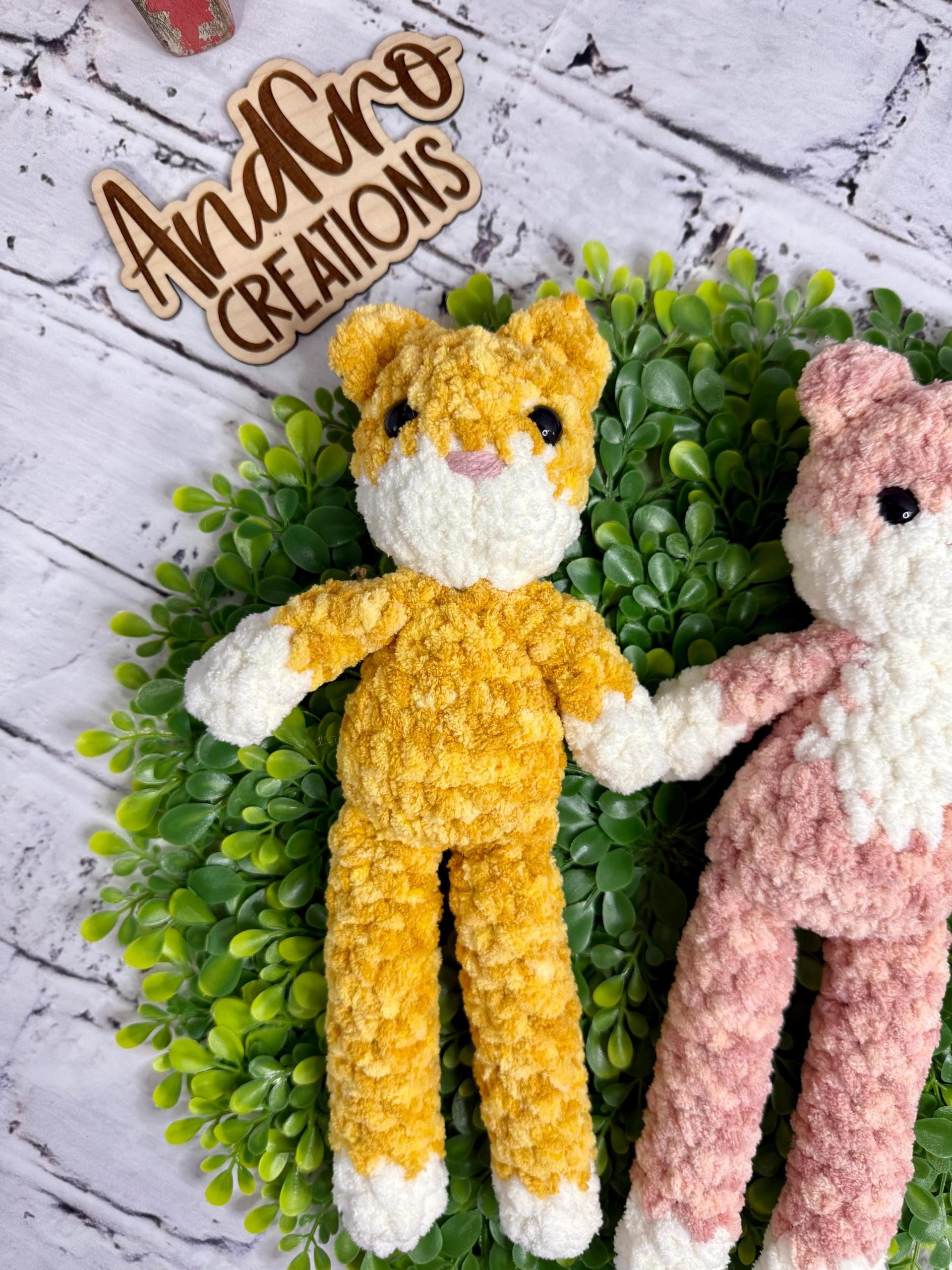 Fable Friend Amigurumi Crochet Plush Toy • Crocheted Cat • Kitten thumbnail 2