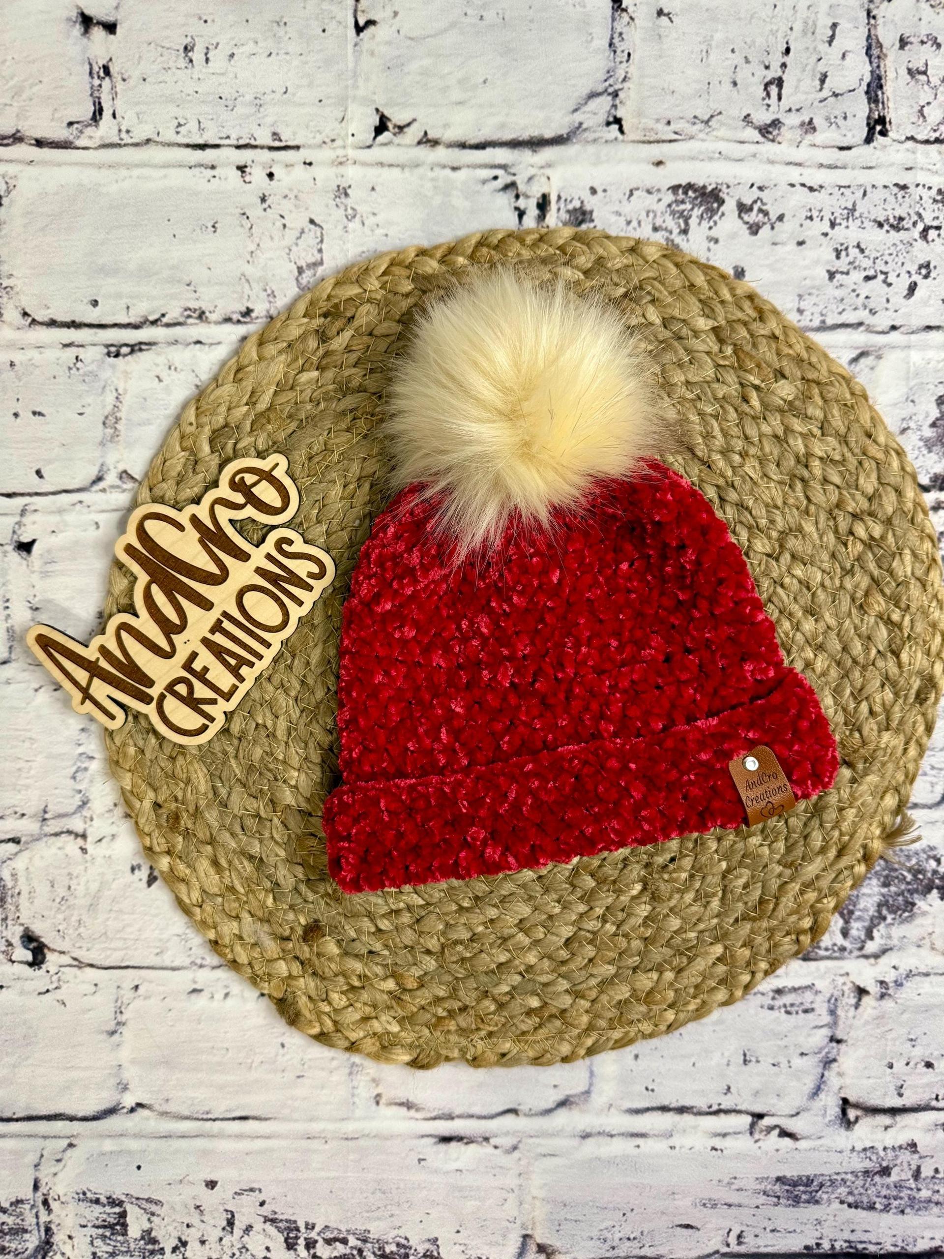 Handmade Crocheted Youth Winter Hat • Beanie • Boggin thumbnail 3