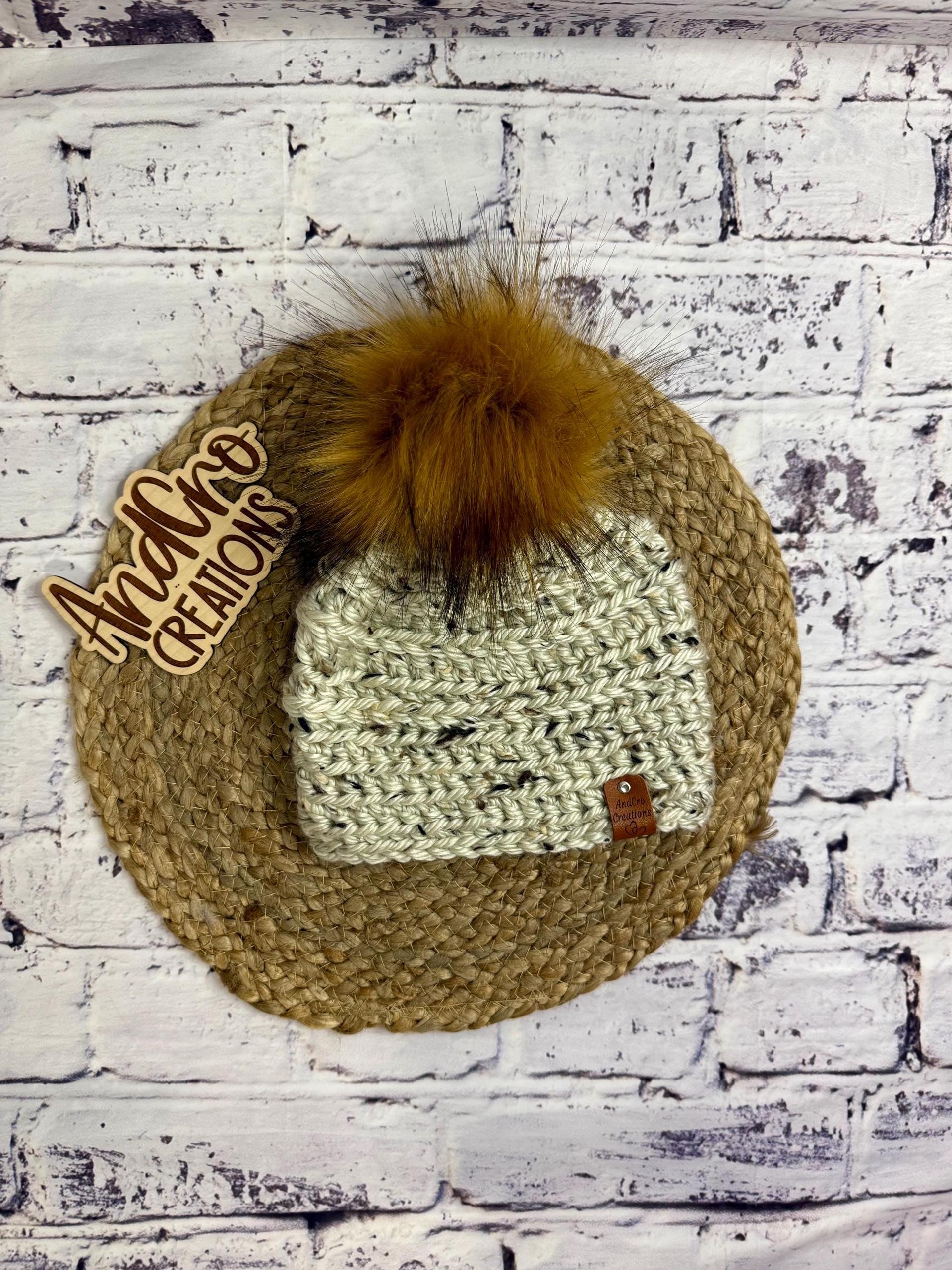 Handmade Crocheted Youth Winter Hat • Beanie • Boggin thumbnail 2