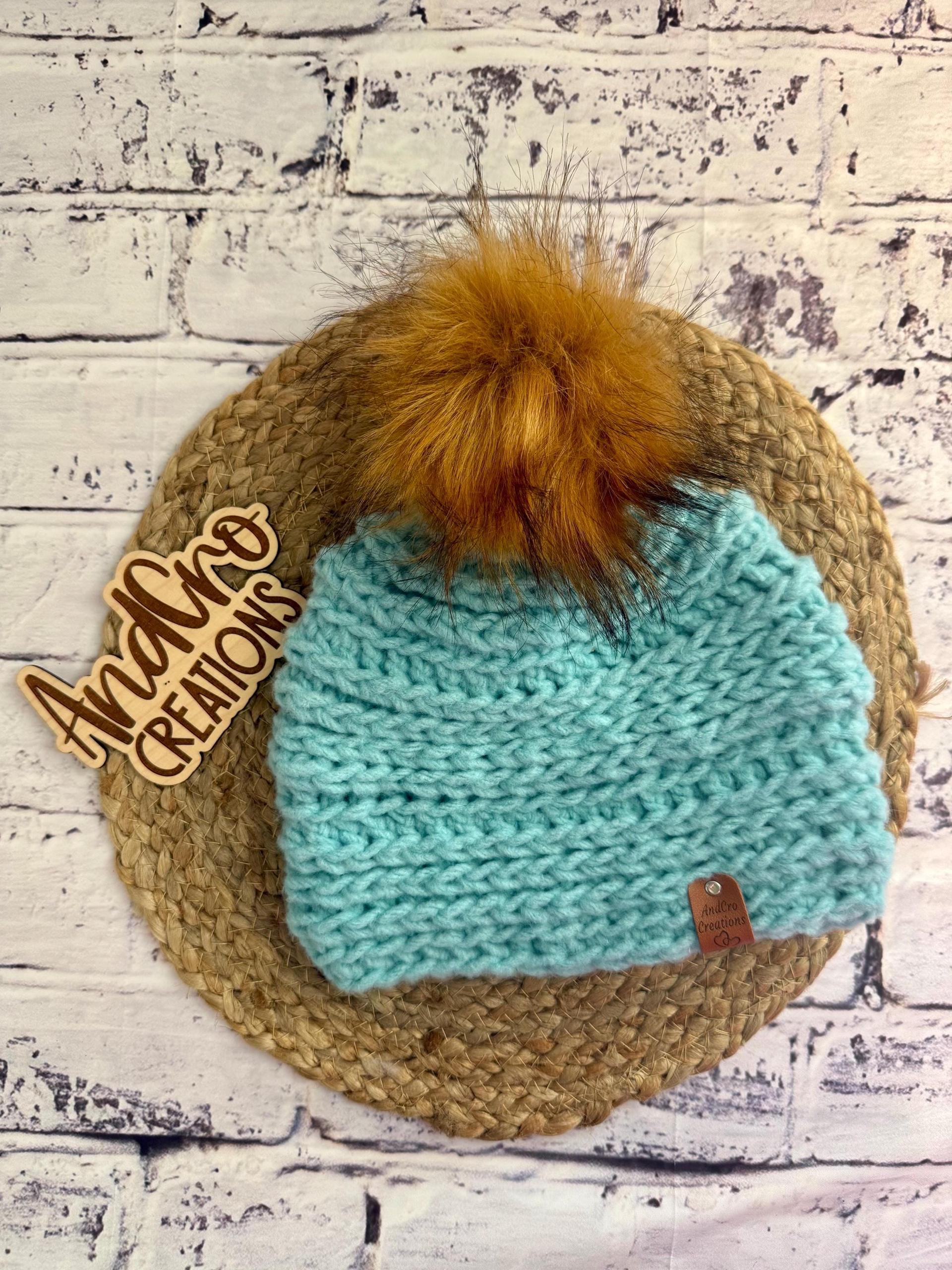Handmade Adult Crocheted Winter Hat • Beanie • Boggin thumbnail 8