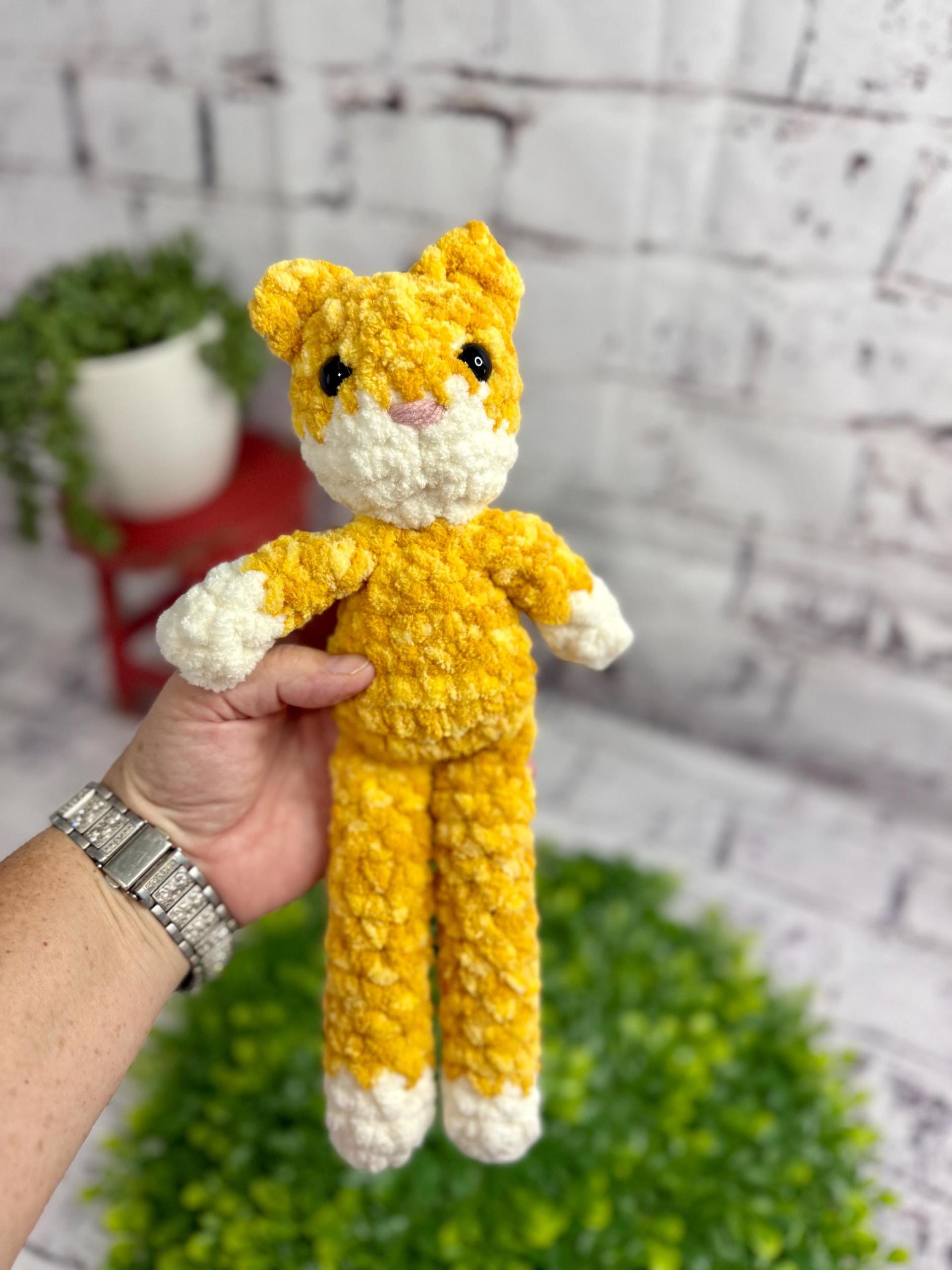Fable Friend Amigurumi Crochet Plush Toy • Crocheted Cat • Kitten thumbnail 4