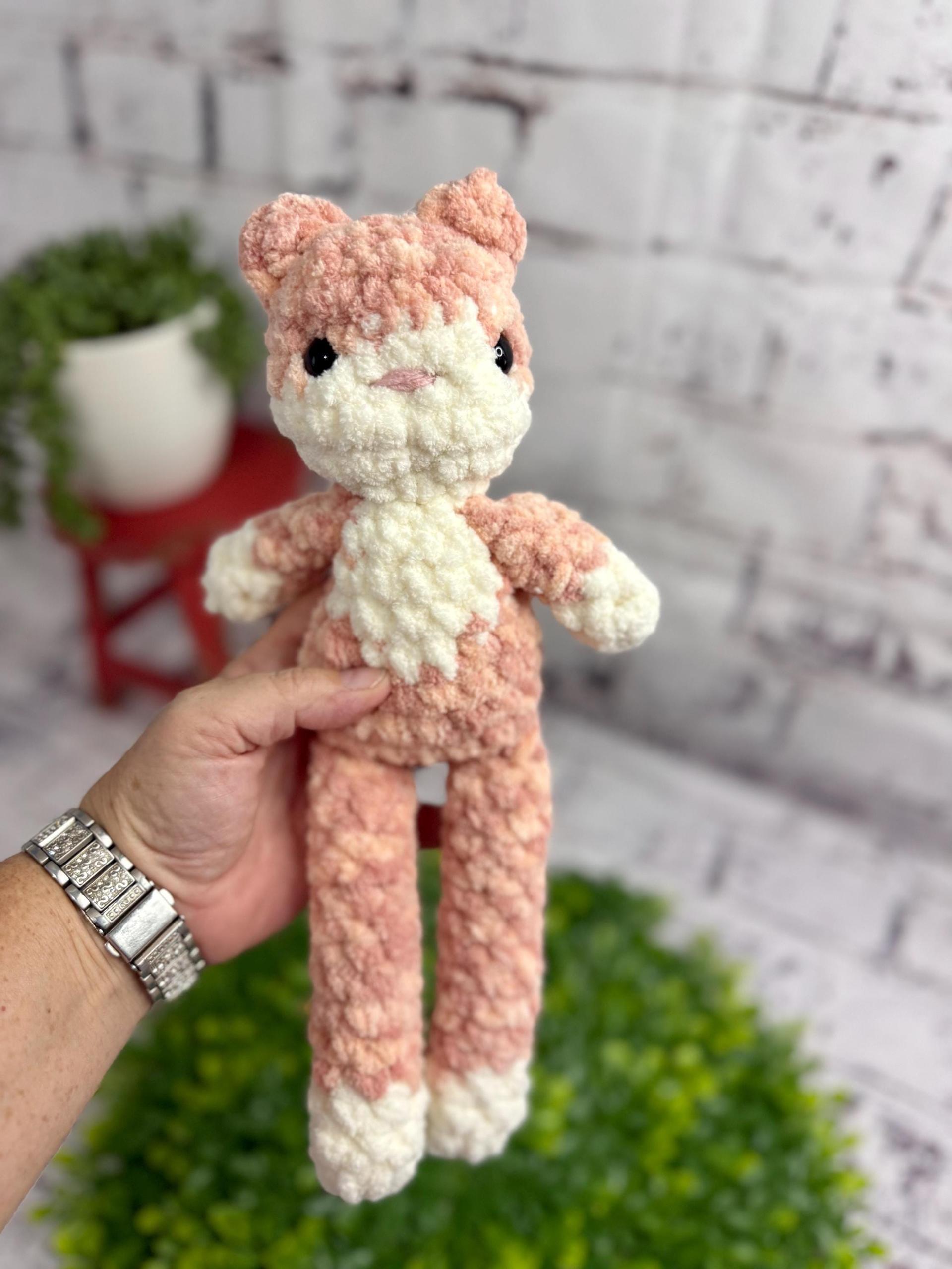 Fable Friend Amigurumi Crochet Plush Toy • Crocheted Cat • Kitten thumbnail 3