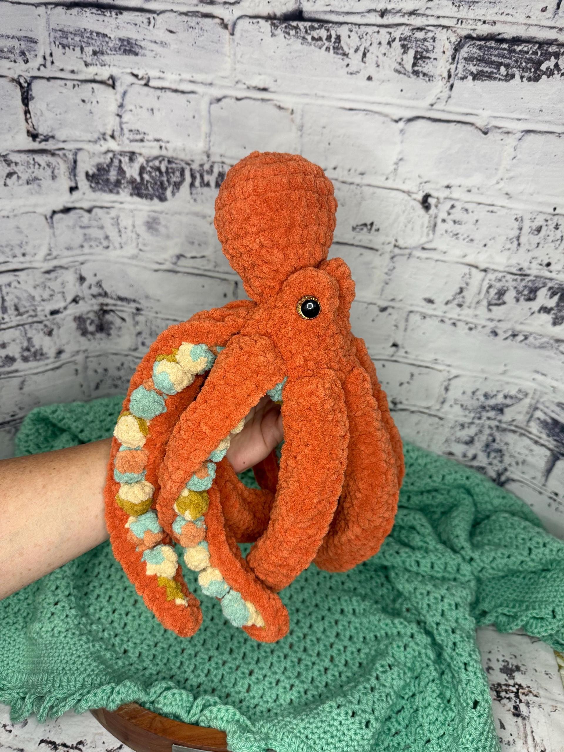 Crocheted Octopus Plushie | Amigurumi Stuffed Animal, Baby Shower Gift thumbnail 3