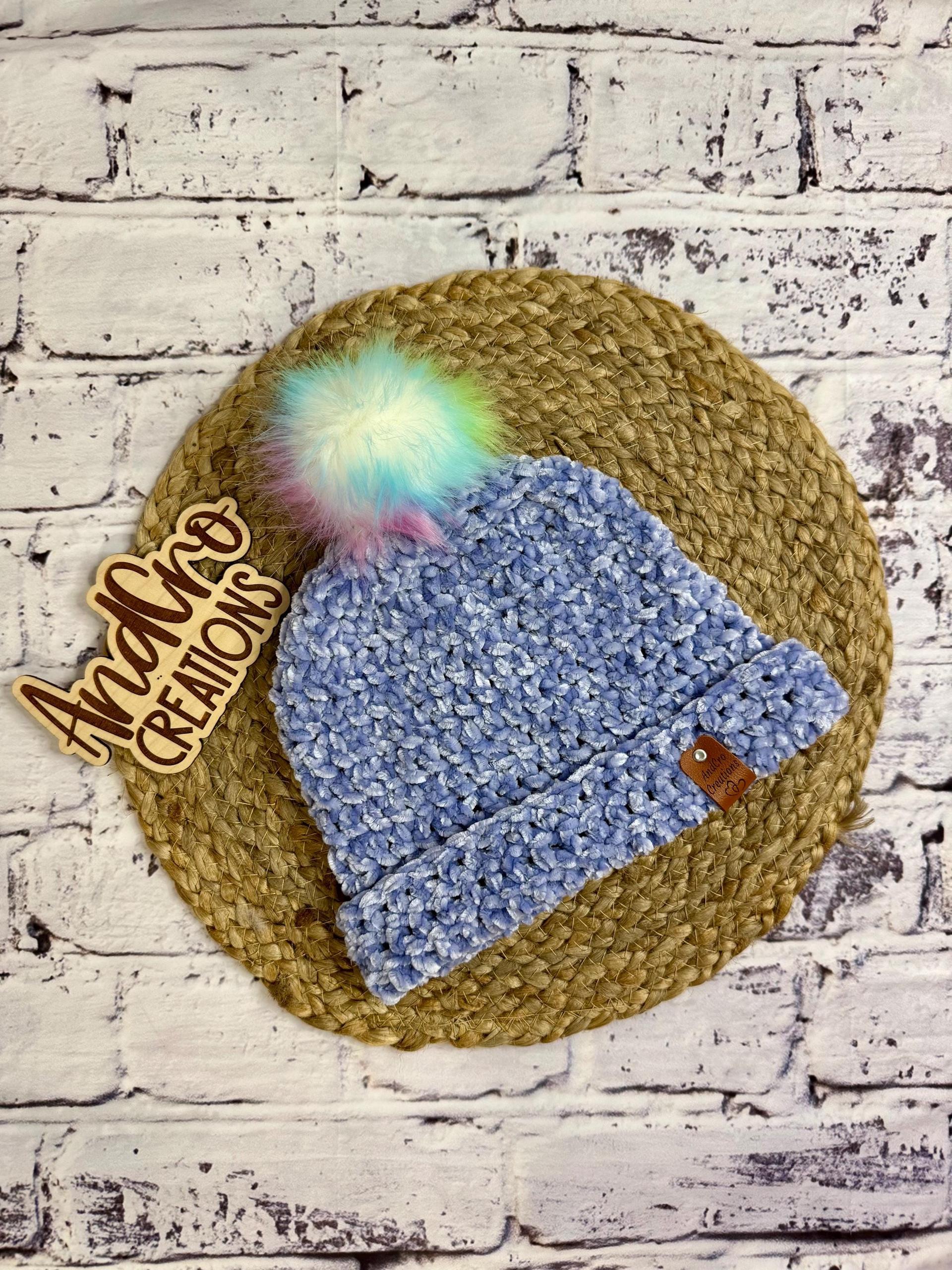 Handmade Crocheted Youth Winter Hat • Beanie • Boggin thumbnail 2