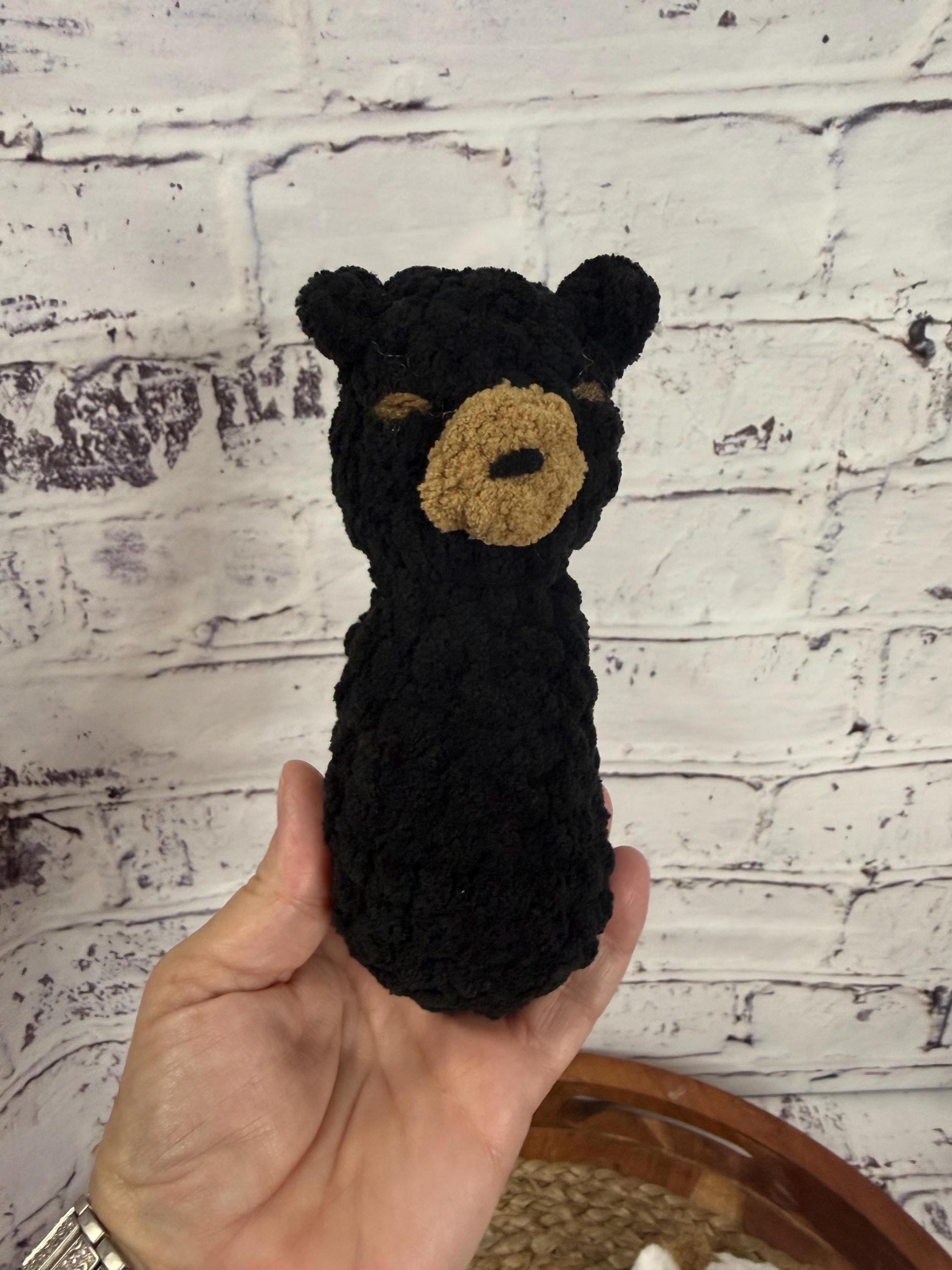 Rattle Chubby Mini Peg Shaped Crochet Plush Toy • Handmade Stuffed Animal Friend thumbnail 4