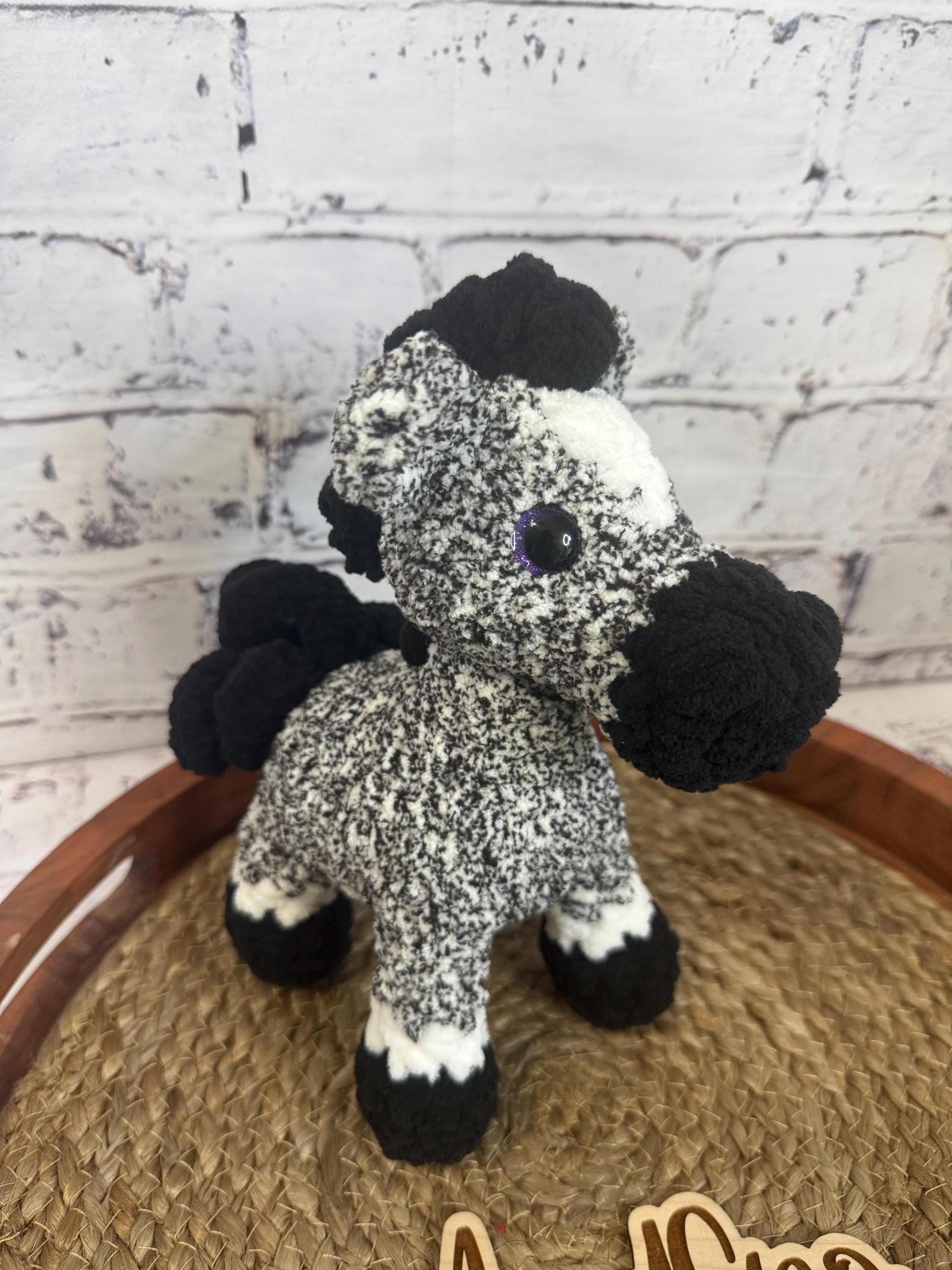 Crochet Pony • Elk Plushie • Adorable Amigurumi Pony or Elk • Handmade Stuffed thumbnail 6