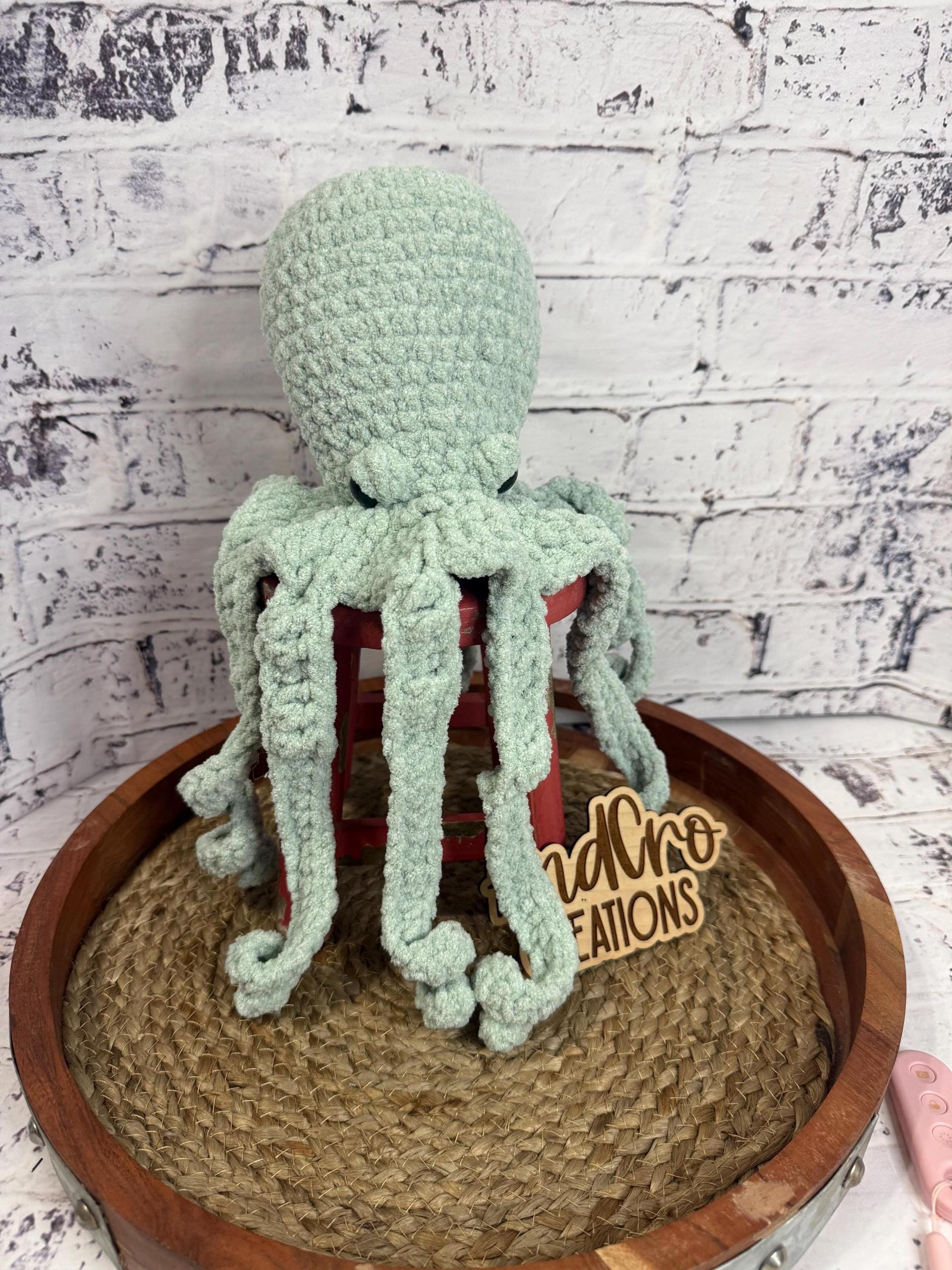 Octopus | Amigurumi | Crochet | Unique Gifts | Stuffed Animal | Snuggle | Lovey | Ocean Creature | Octopus | Handmade thumbnail 5