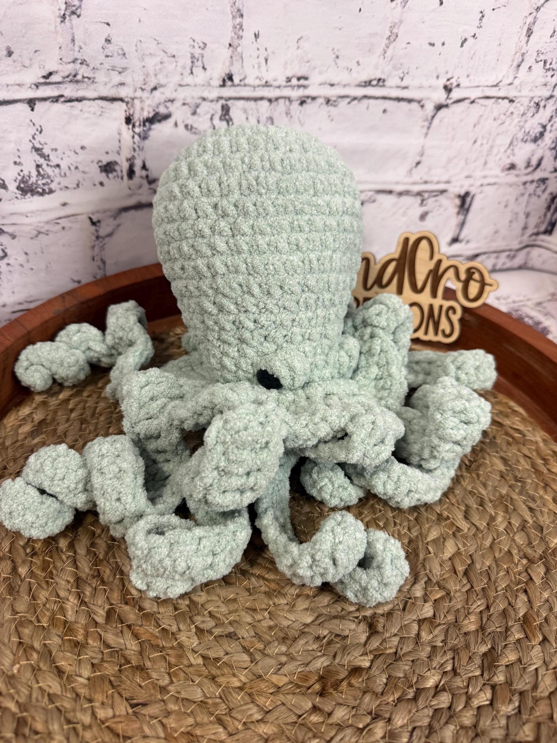 Octopus | Amigurumi | Crochet | Unique Gifts | Stuffed Animal | Snuggle | Lovey | Ocean Creature | Octopus | Handmade thumbnail 9