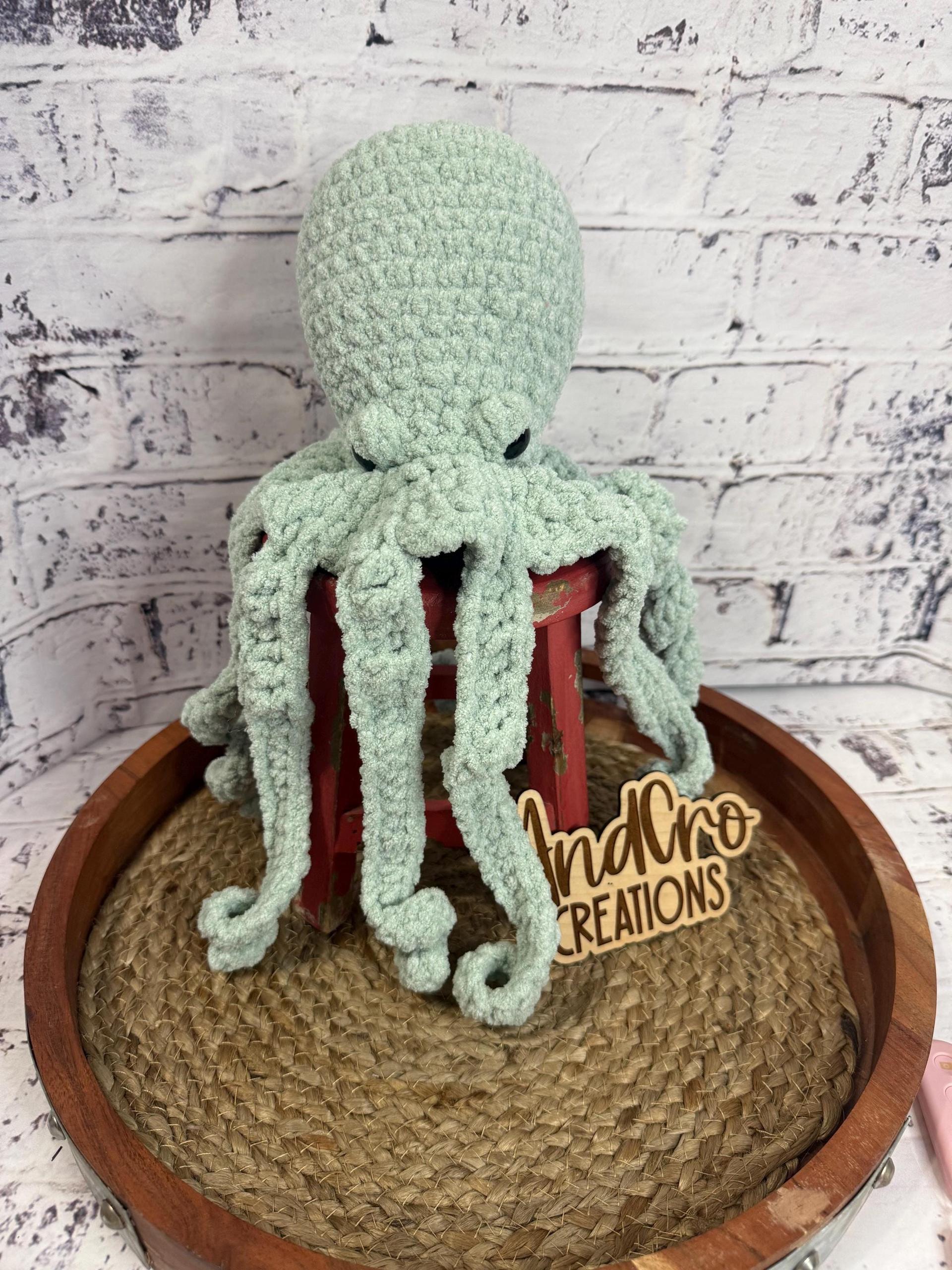 Octopus | Amigurumi | Crochet | Unique Gifts | Stuffed Animal | Snuggle | Lovey | Ocean Creature | Octopus | Handmade thumbnail 6