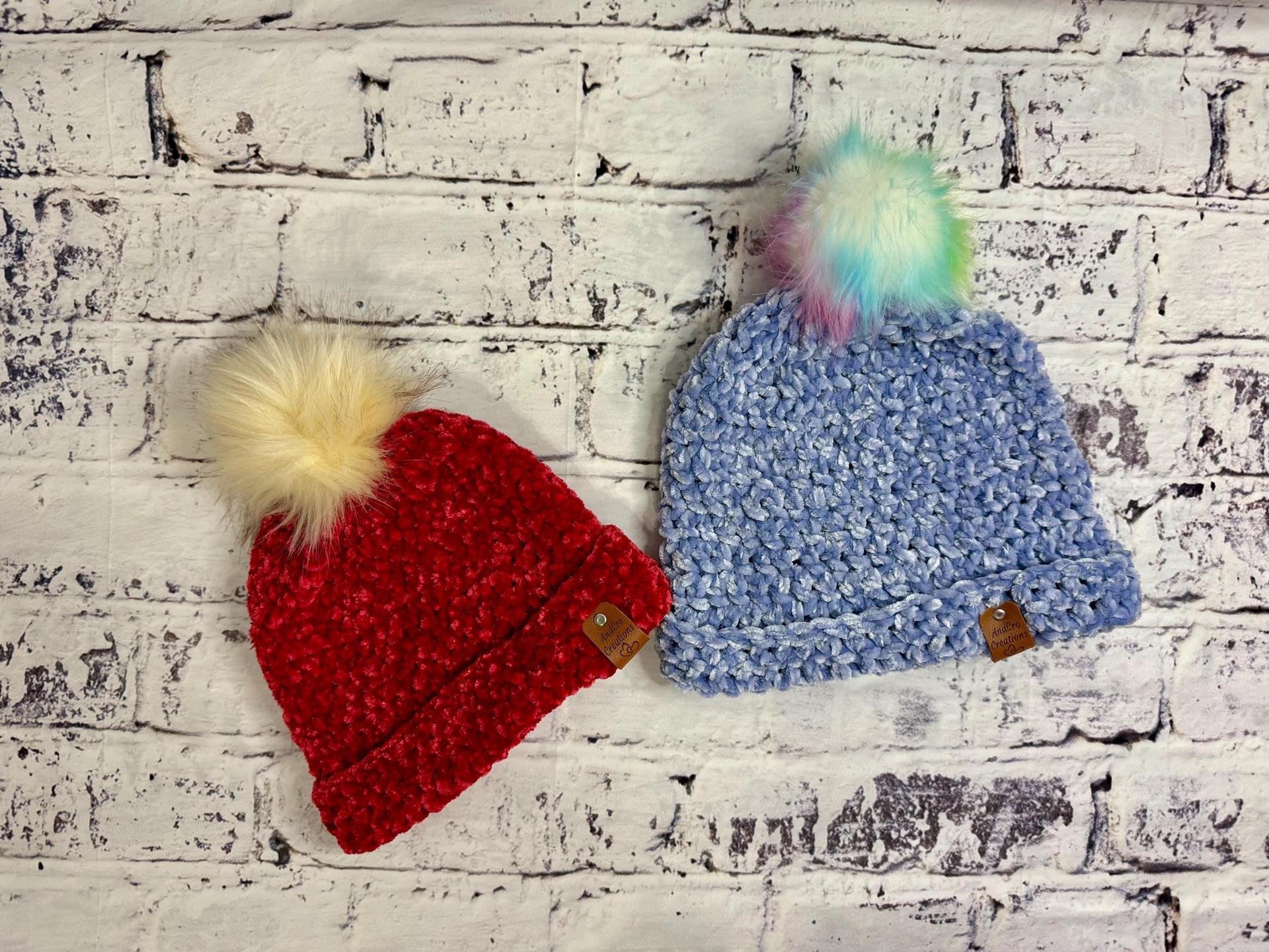 Handmade Crocheted Youth Winter Hat • Beanie • Boggin