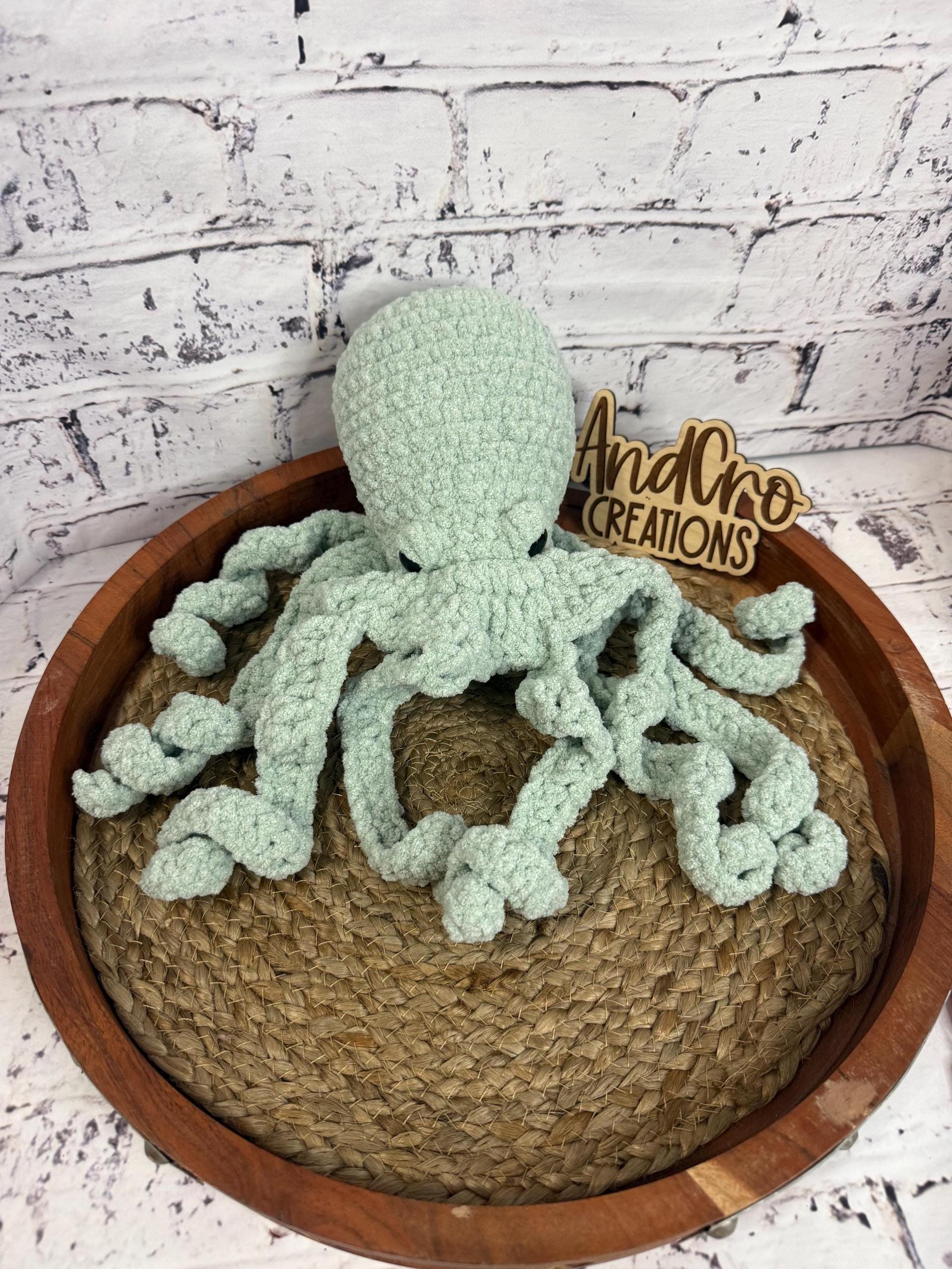 Octopus | Amigurumi | Crochet | Unique Gifts | Stuffed Animal | Snuggle | Lovey | Ocean Creature | Octopus | Handmade thumbnail 2