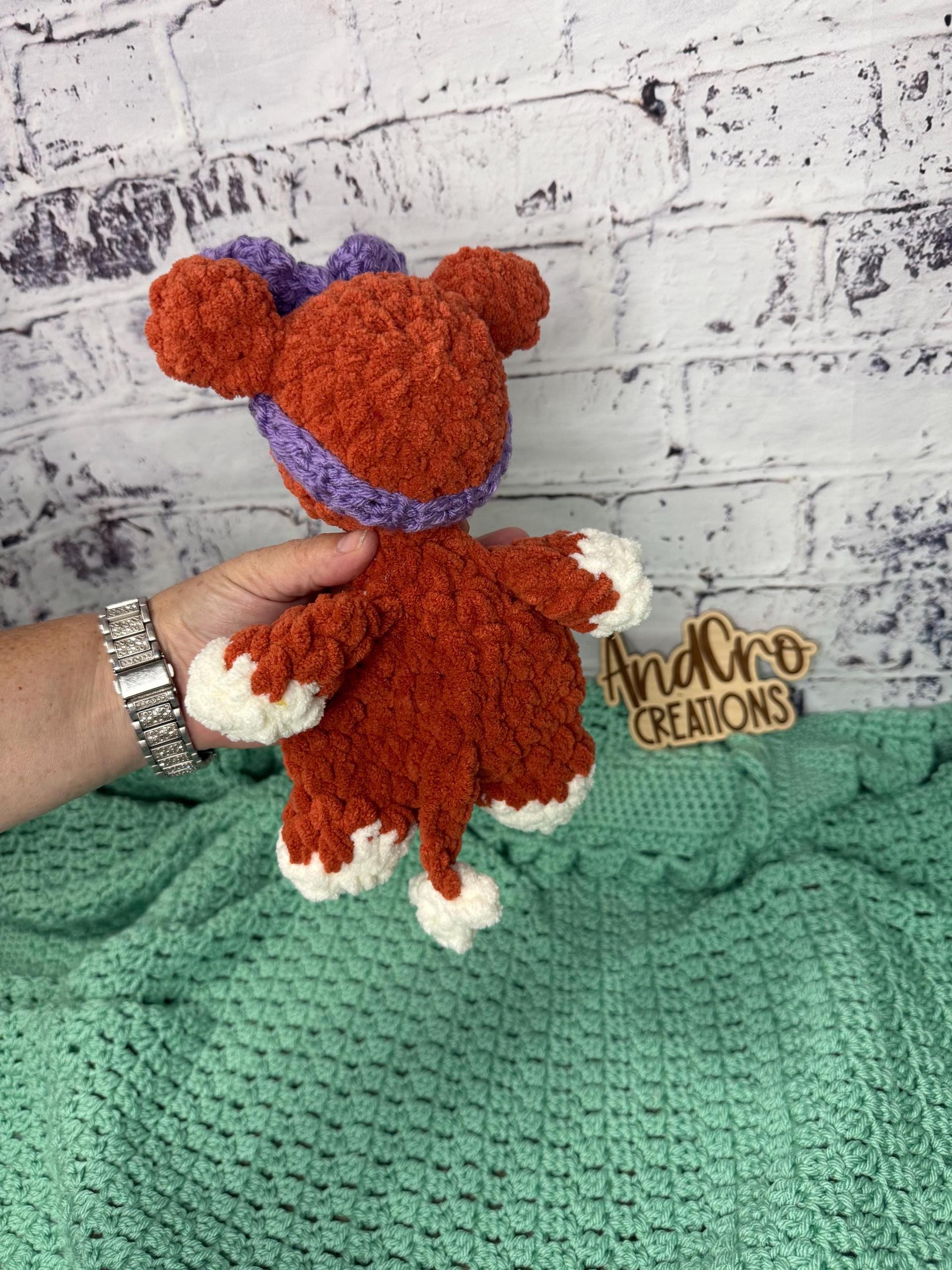 Itty Charlie the Calf Snuggler • Adorable Amigurumi Calf • Handmade Lovey Cow thumbnail 3